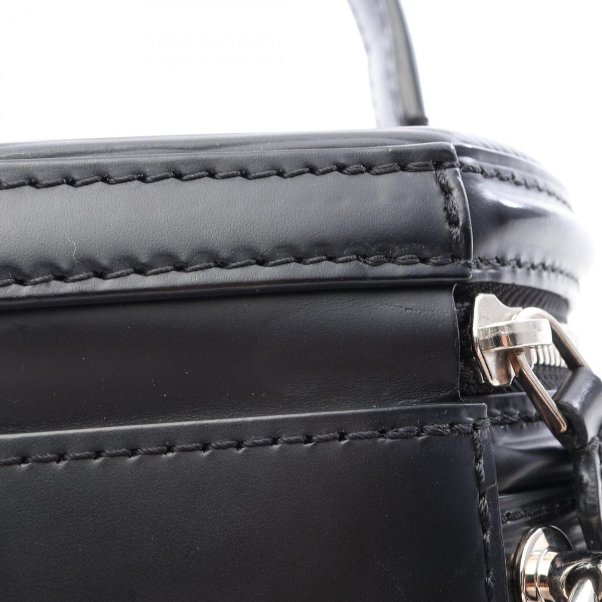 Louis Vuitton Black Noir Leather Handbag (Pre-Owned)