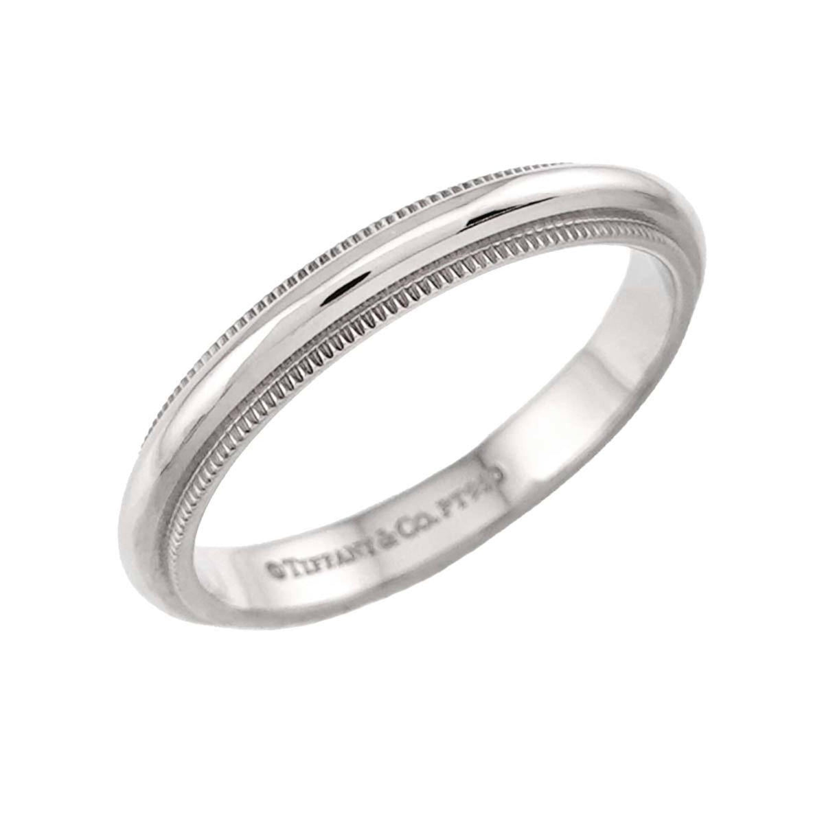 Tiffany Platinum 950 Band Ring (Pre-Owned)