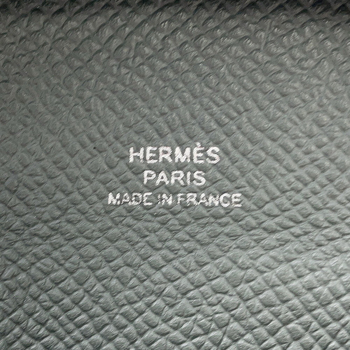 Hermes Blue Indigo Epsom Leather Coin Purse/Coin Case (Pre-Owned)