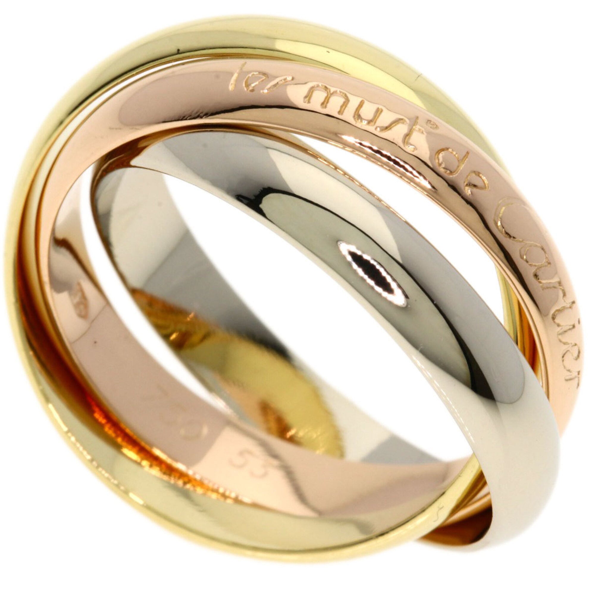 Cartier Yellow Gold (18K) Pink Gold (18K) White Gold (18K) Band Ring (Pre-Owned)