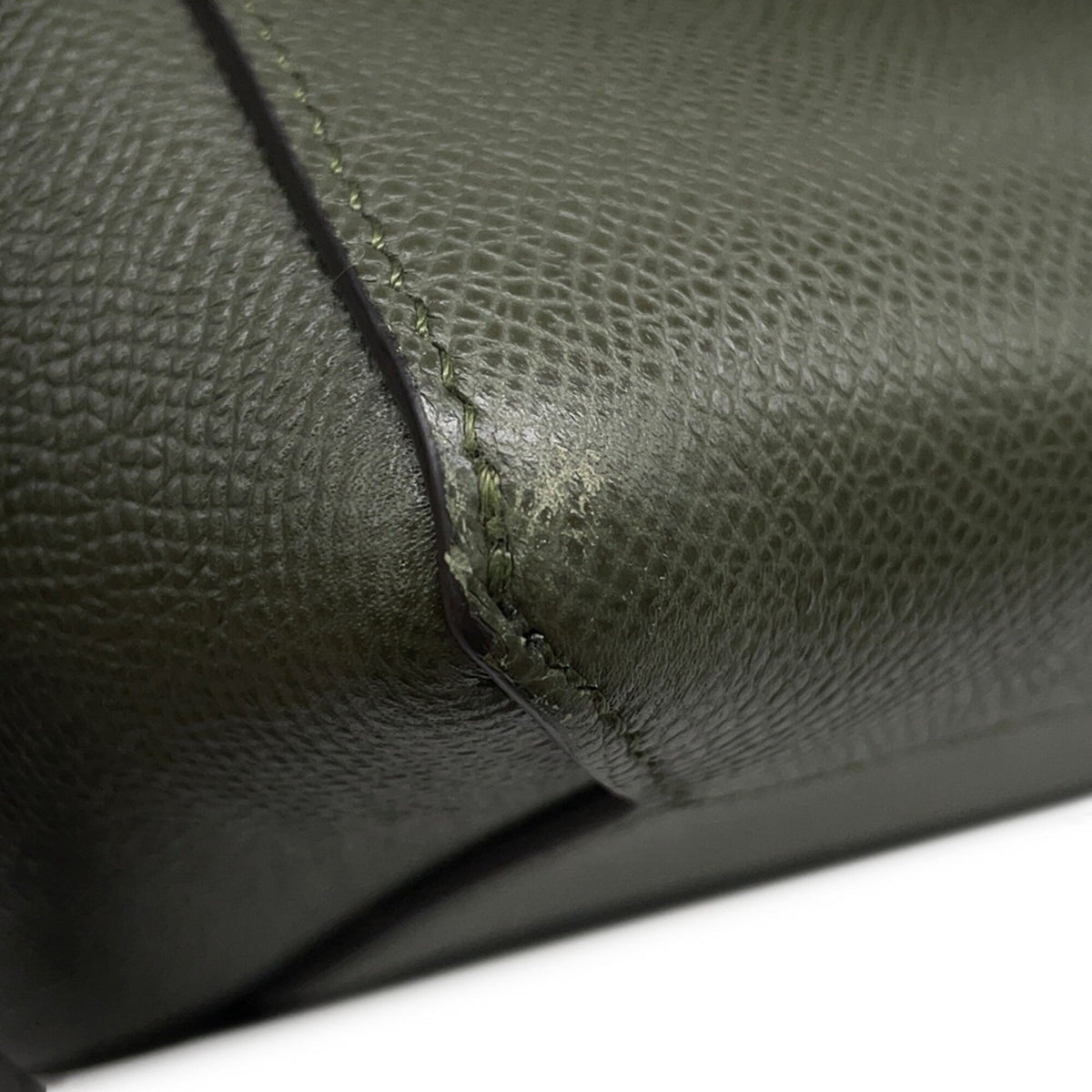 Celine Green Leather Handbag (Pre-Owned)