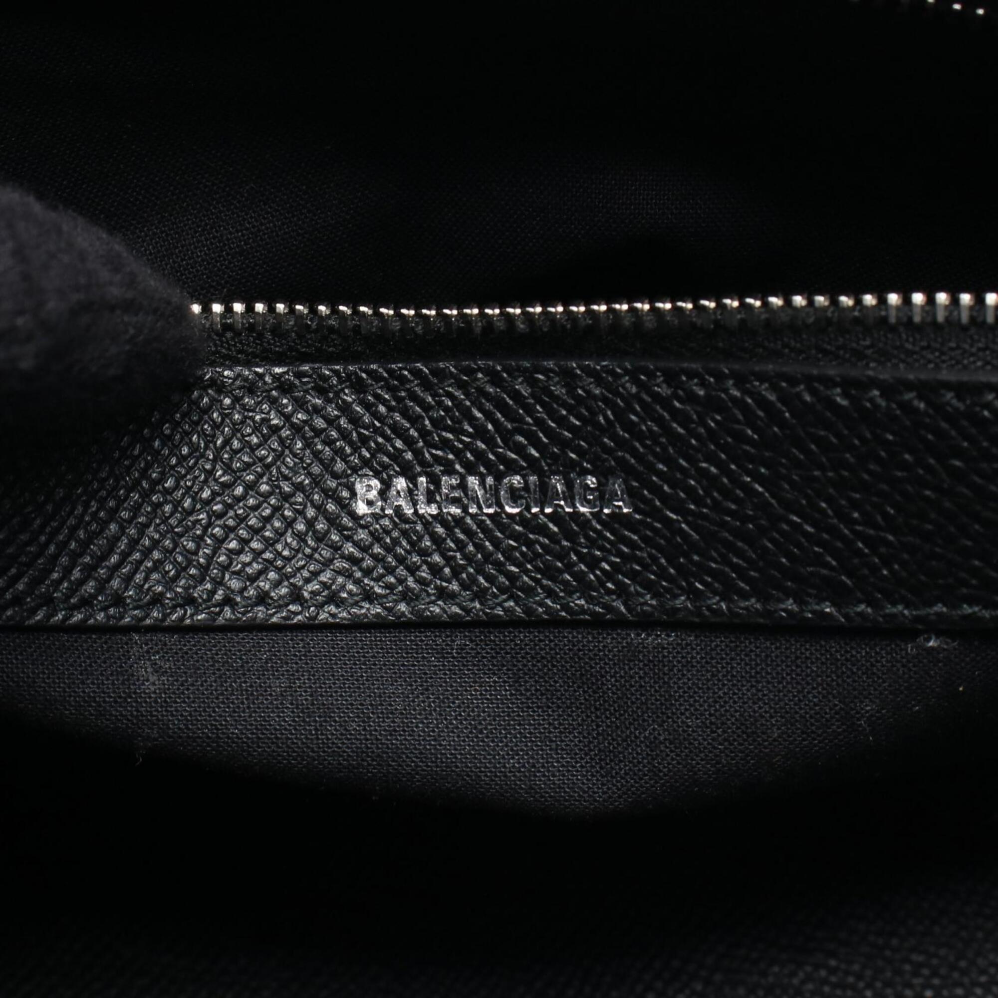 Balenciaga Black Leather Handbag (Pre-Owned)