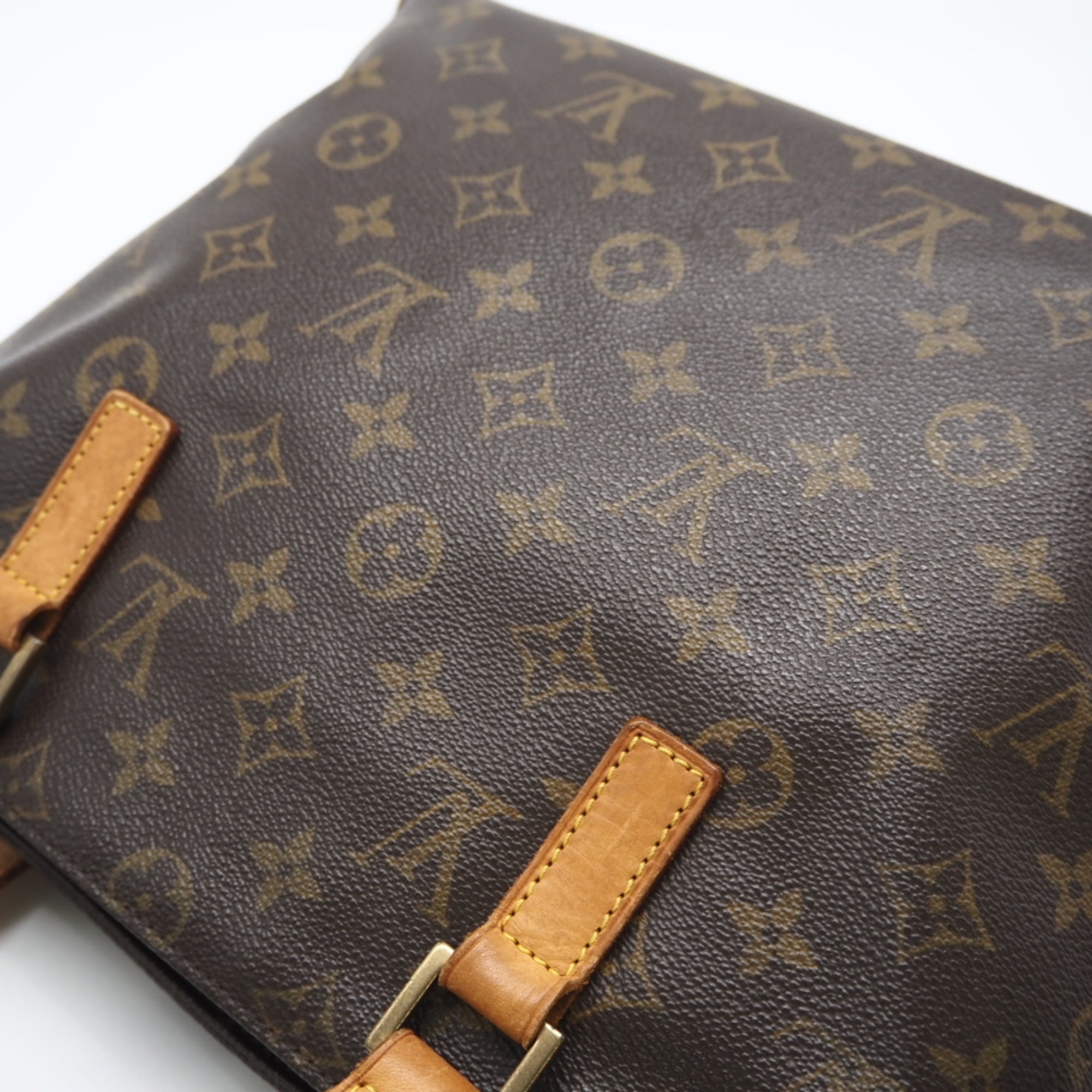 Louis Vuitton Brown Coated Canvas Leather Handbag (Pre-Owned)