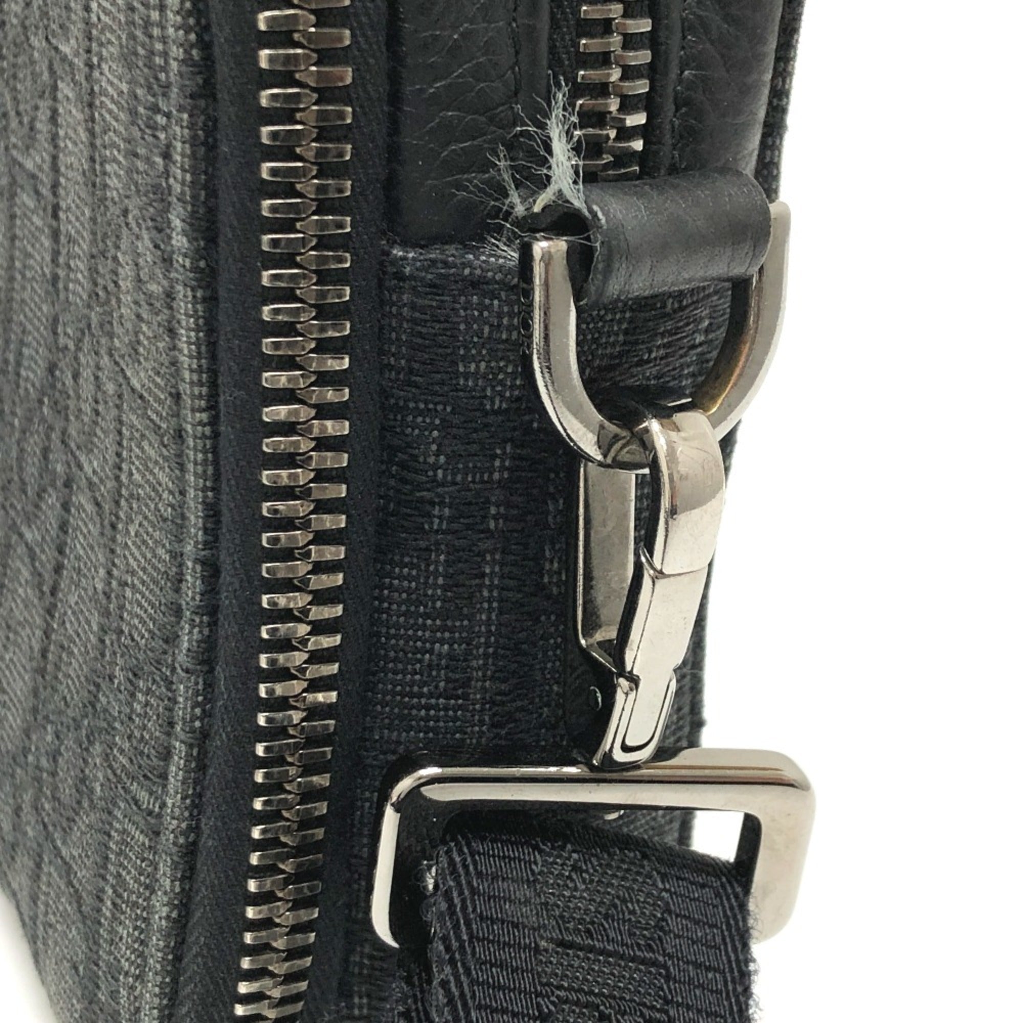 Christian Dior Navy Cloth Shoulder Bag (Pre-Owned)
