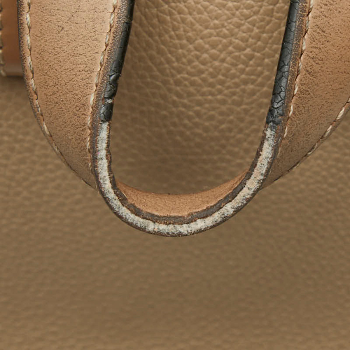 Loewe Beige Leather Handbag Shoulder Bag (Pre-Owned)