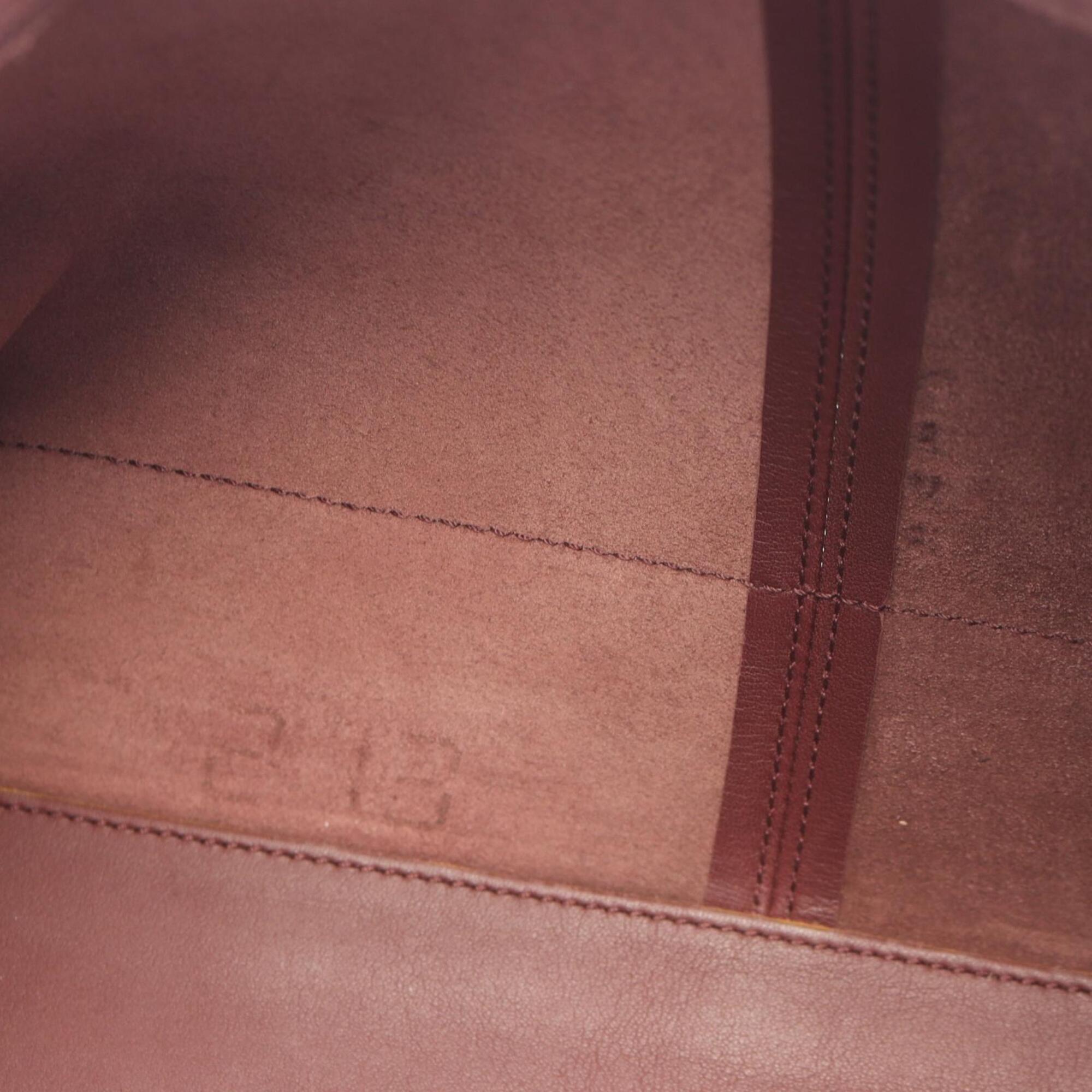 Loewe Bordeaux Leather Handbag (Pre-Owned)