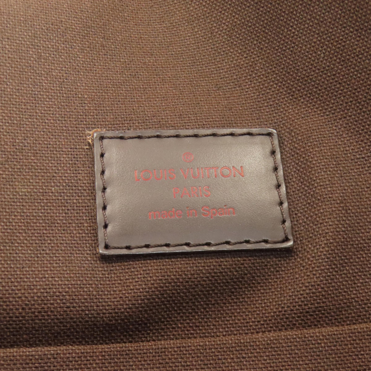 Louis Vuitton Brown Damier Canvas Ebene Damier Canvas Shoulder Bag (Pre-Owned)