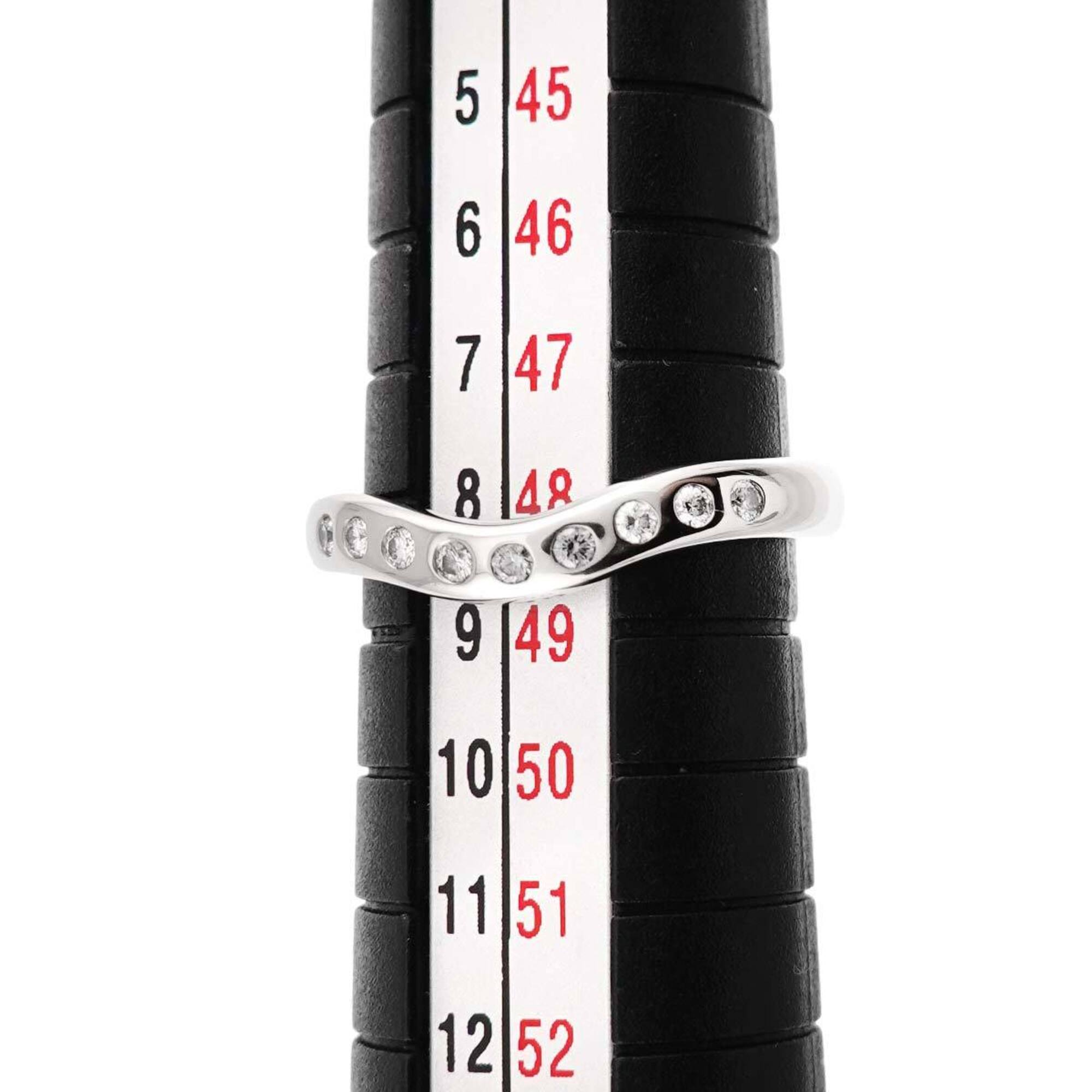 Tiffany Platinum Platinum 950 Band Ring (Pre-Owned)