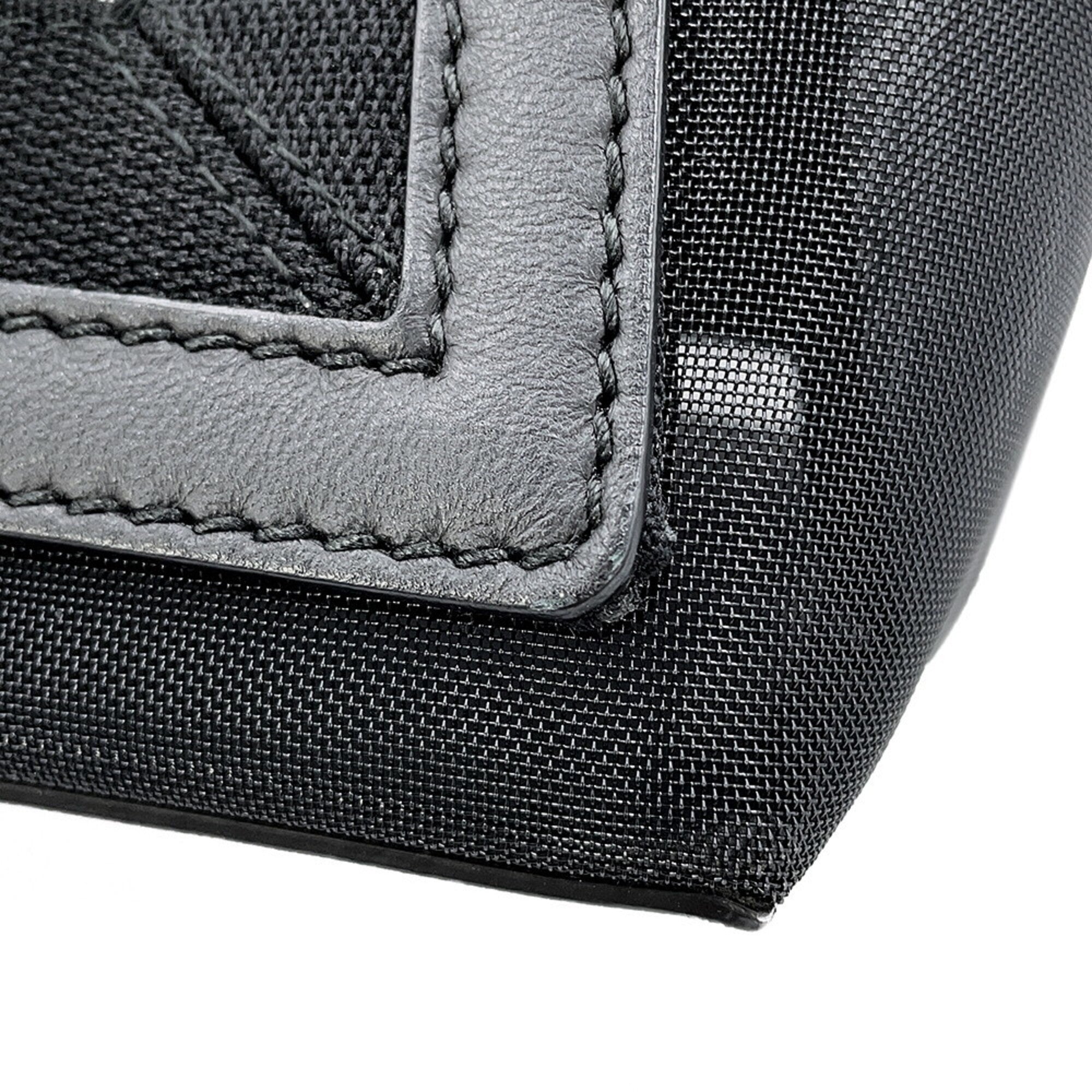 Balenciaga Black Mesh Leather Handbag Tote Bag (Pre-Owned)