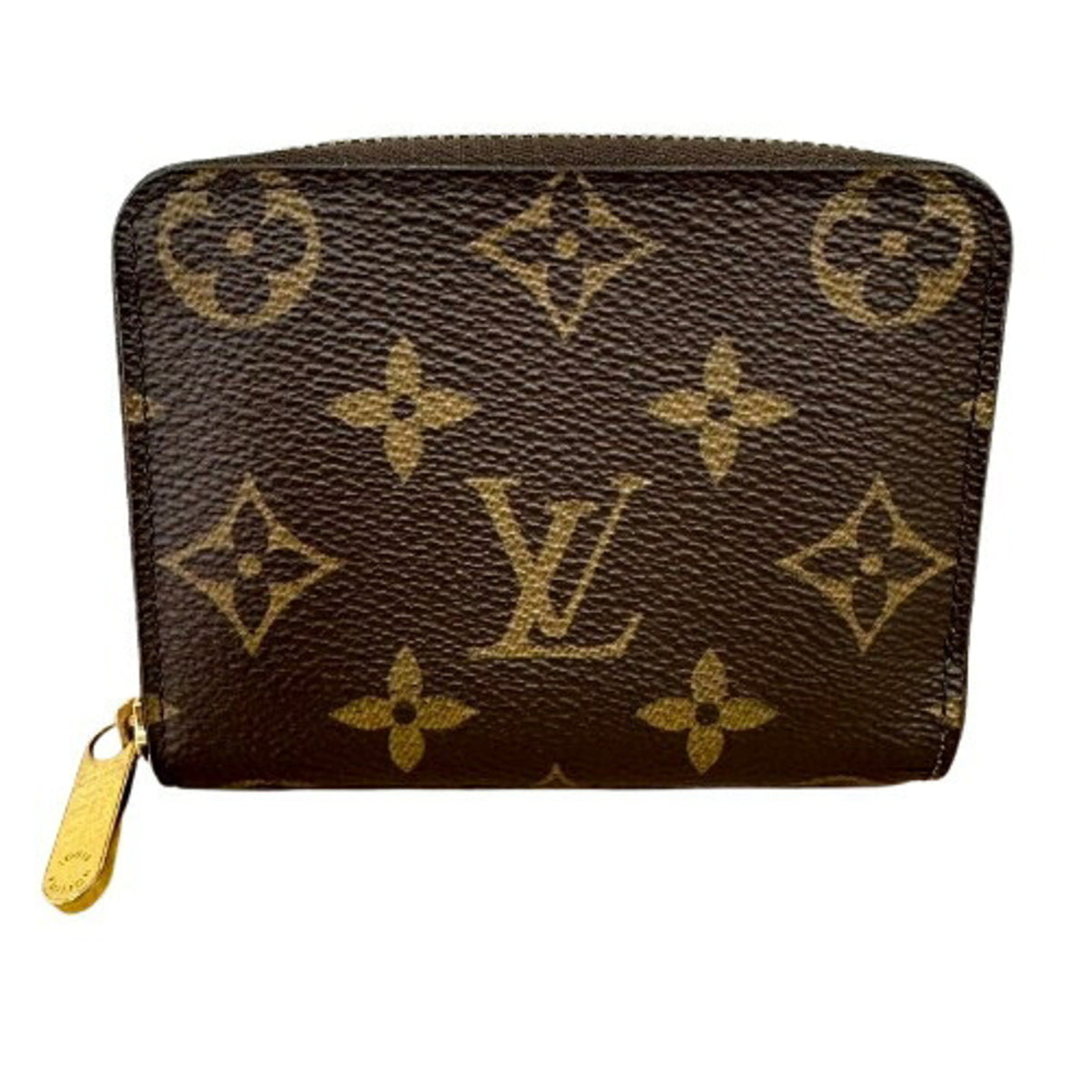 Louis Vuitton Monogram Brown Leather Coin Purse/Coin Case (Pre-Owned)