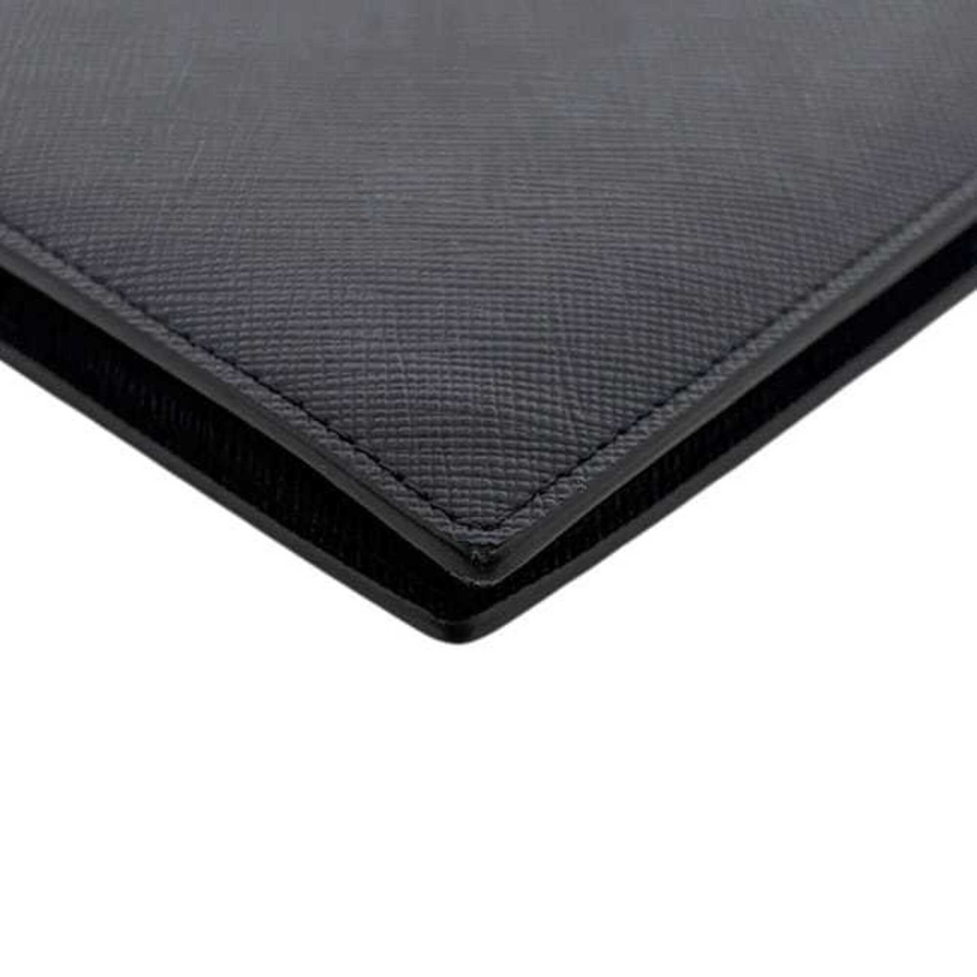 Dunhill Black Leather Wallet (Bi-Fold) (Pre-Owned)
