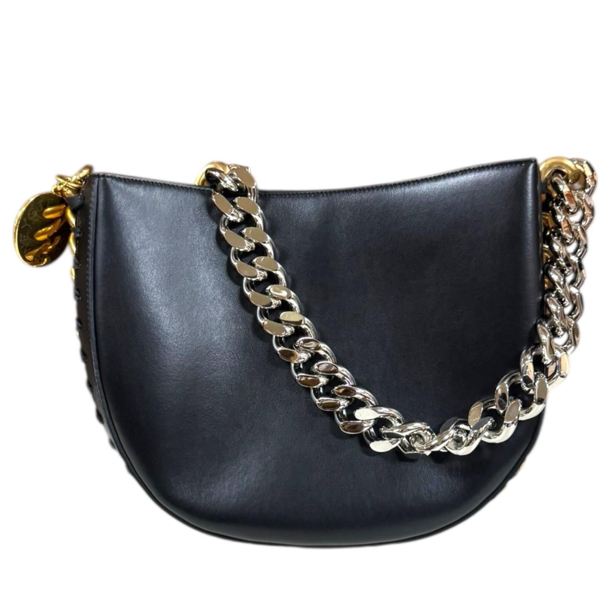 Stella Mccartney Black Polyester Polyurethane Shoulder Bag (Pre-Owned)