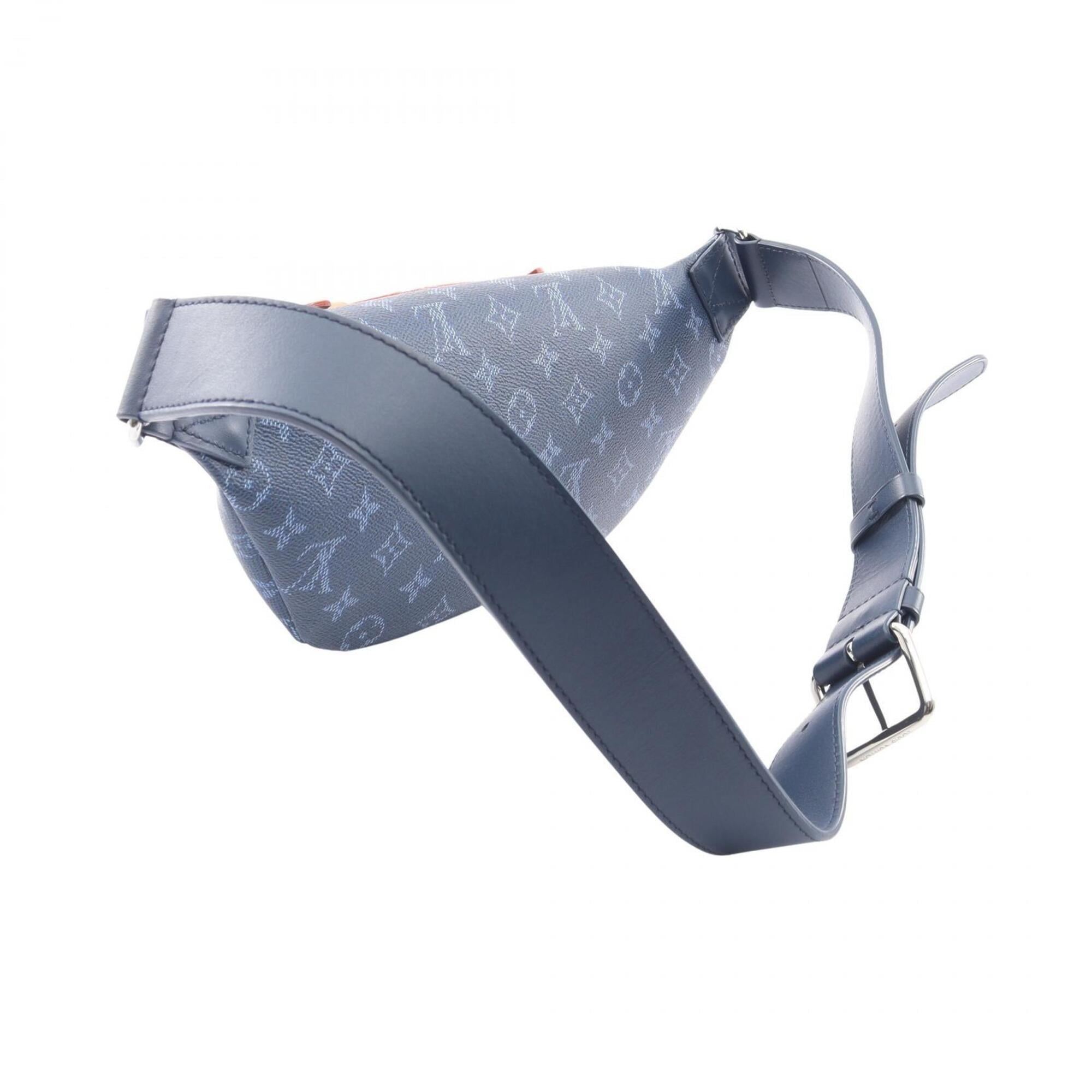 Louis Vuitton Navy Ocean Coated Canvas Fanny Pack Sling Bag (Pre-Owned)