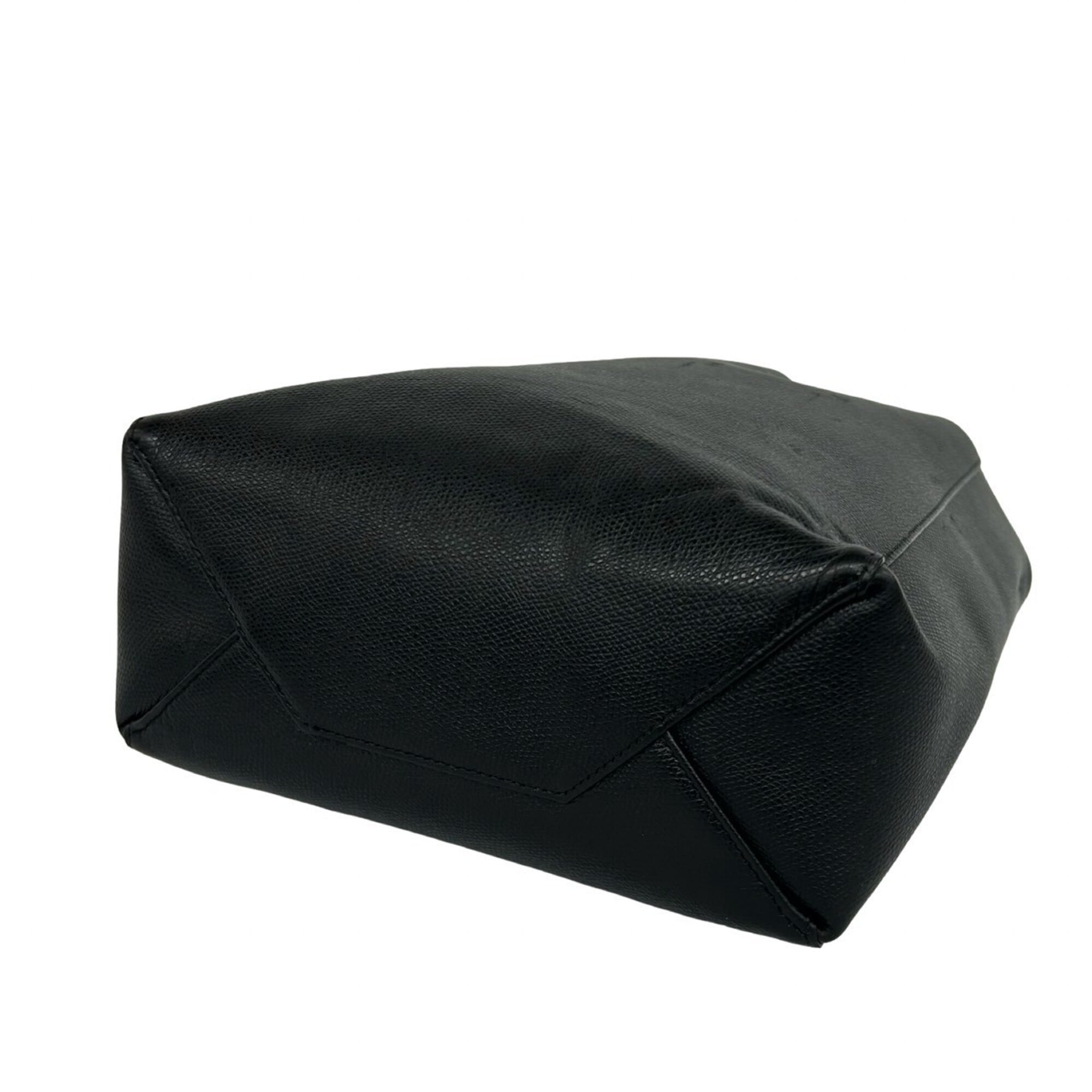 Celine Black Leather Handbag Shoulder Bag Tote Bag (Pre-Owned)