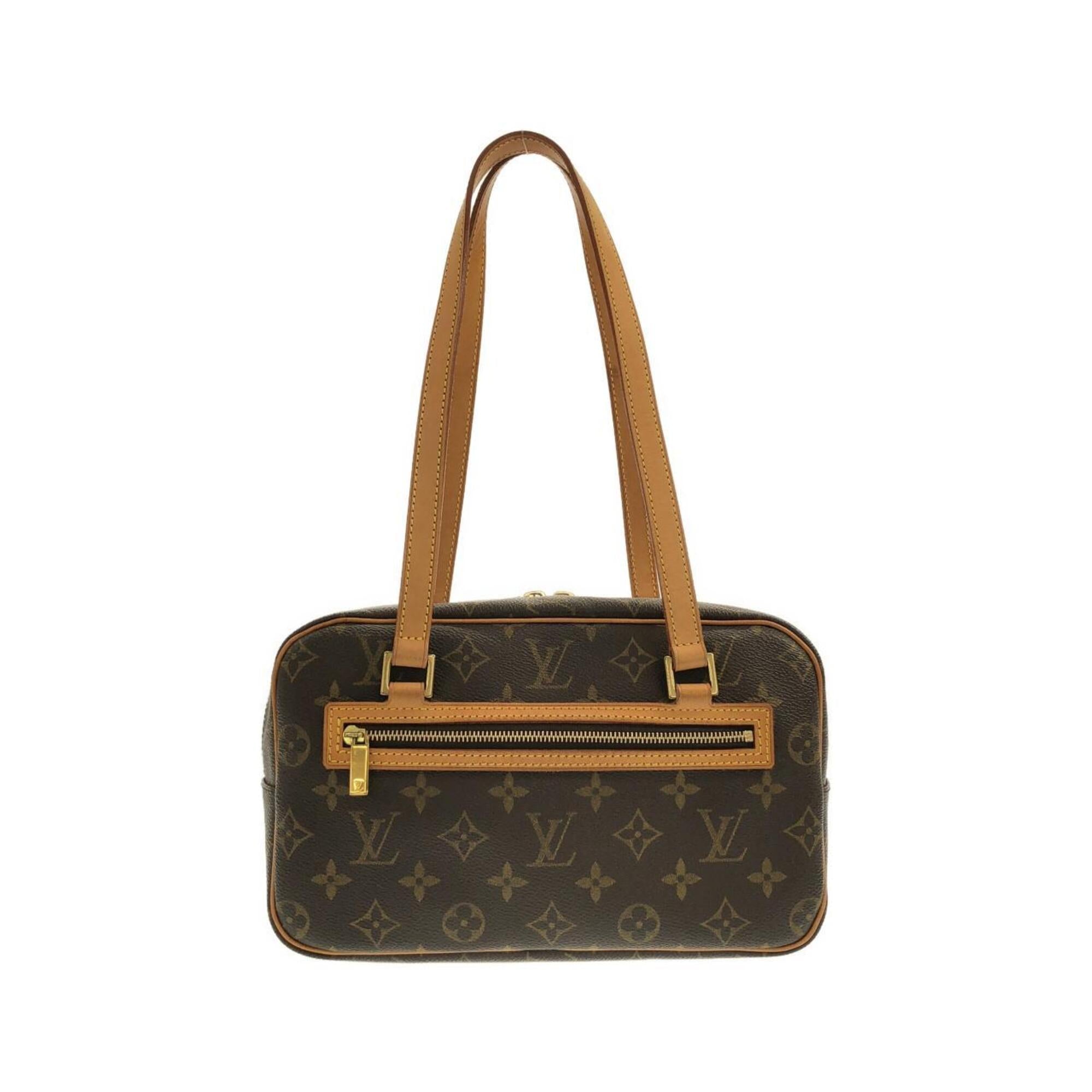 Louis Vuitton Monogram Marron Coated Canvas Shoulder Bag (Pre-Owned)