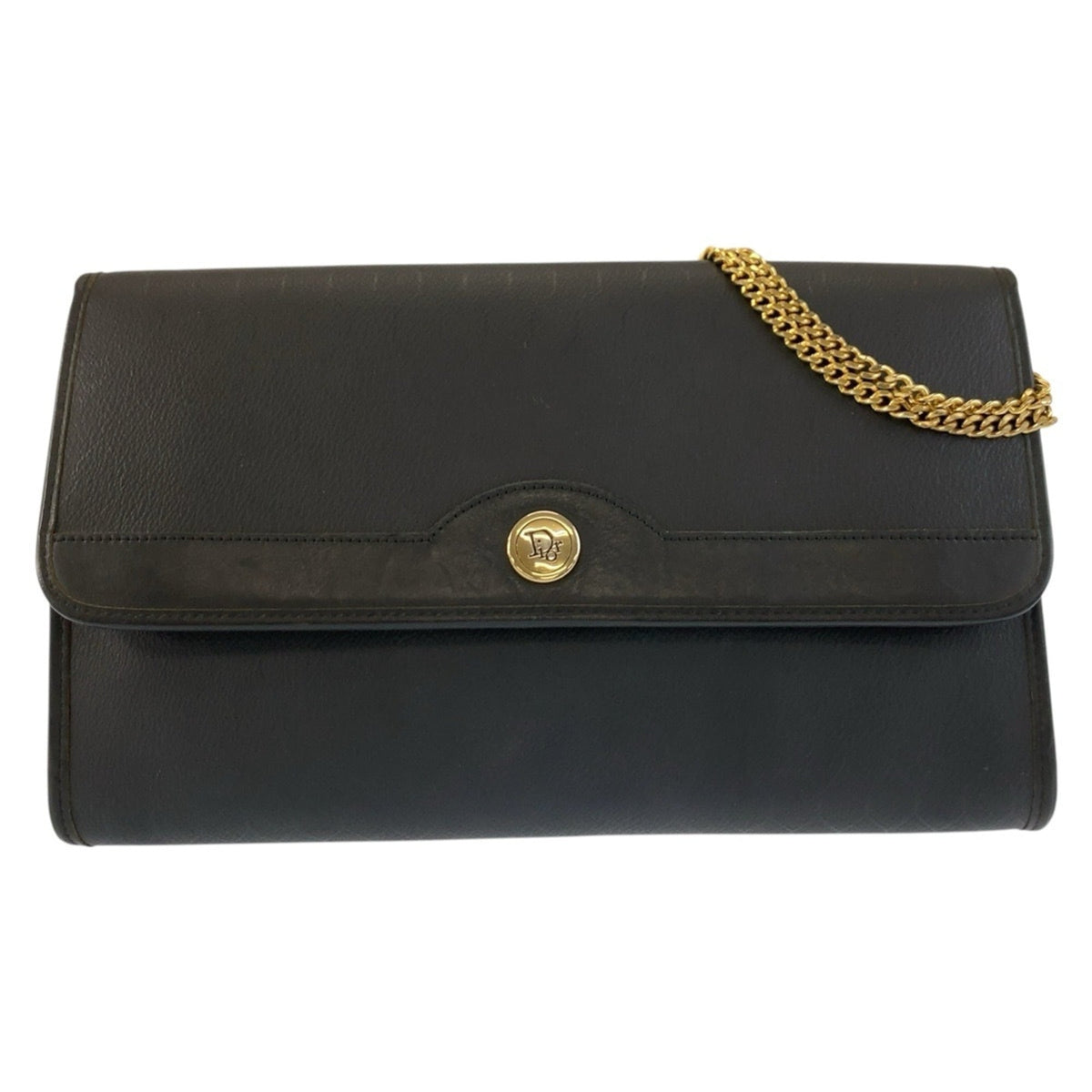Christian Dior Black Pvc Handbag Shoulder Bag (Pre-Owned)
