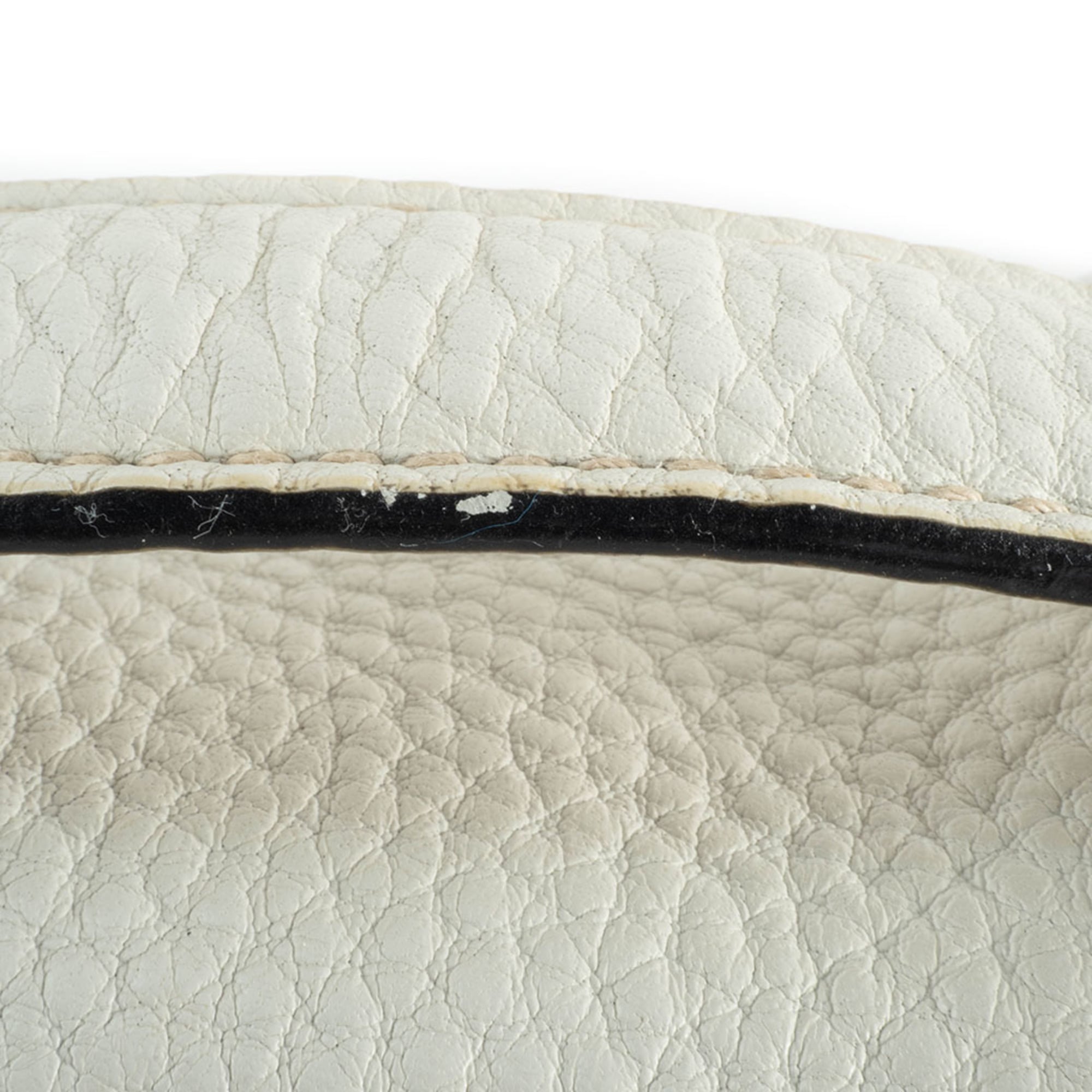Prada White Leather Handbag (Pre-Owned)