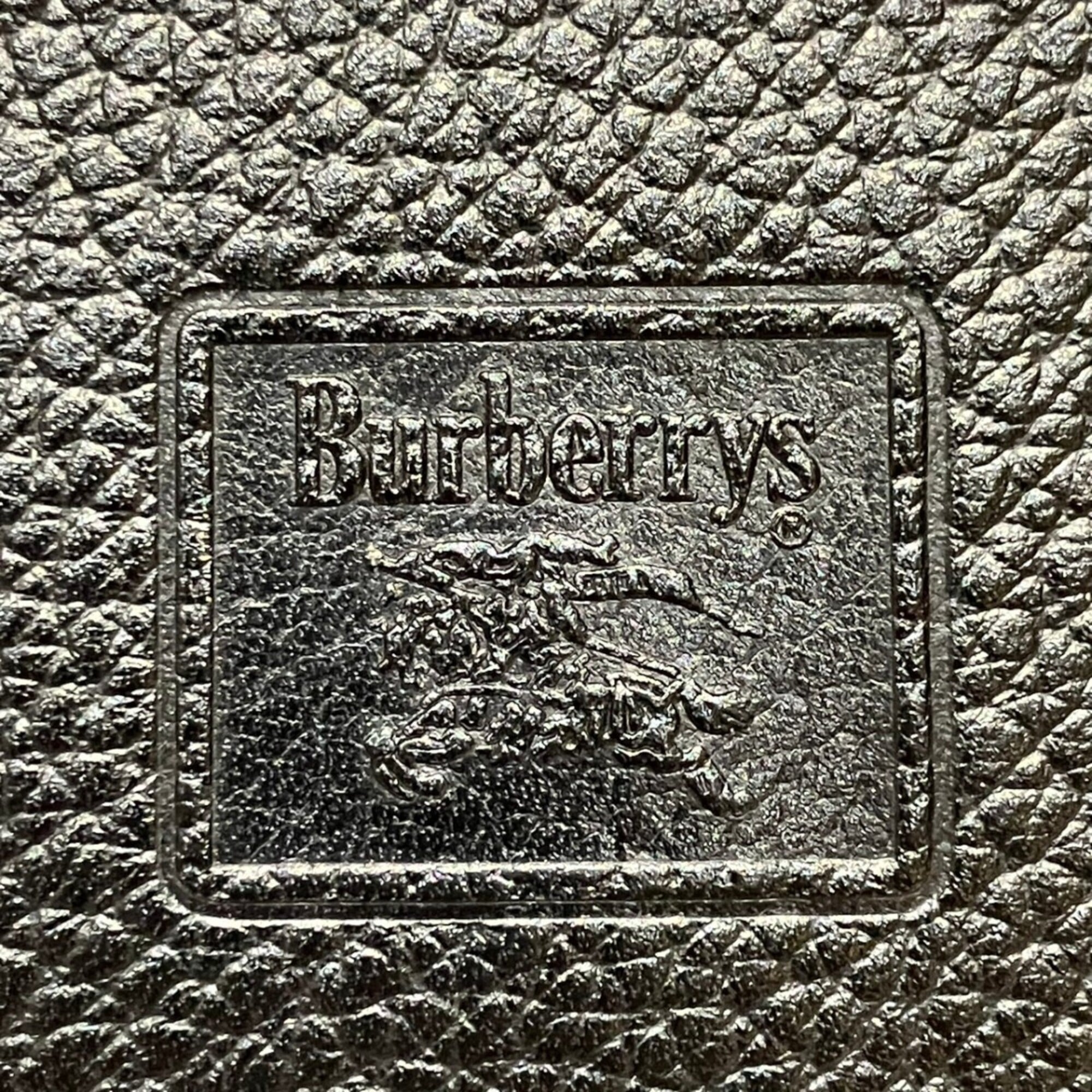 Burberry Black Leather Pouch Shoulder Bag (Pre-Owned)