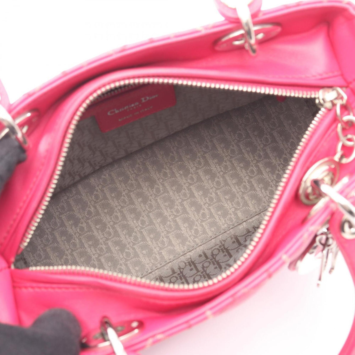 Christian Dior Pink Leather Handbag (Pre-Owned)
