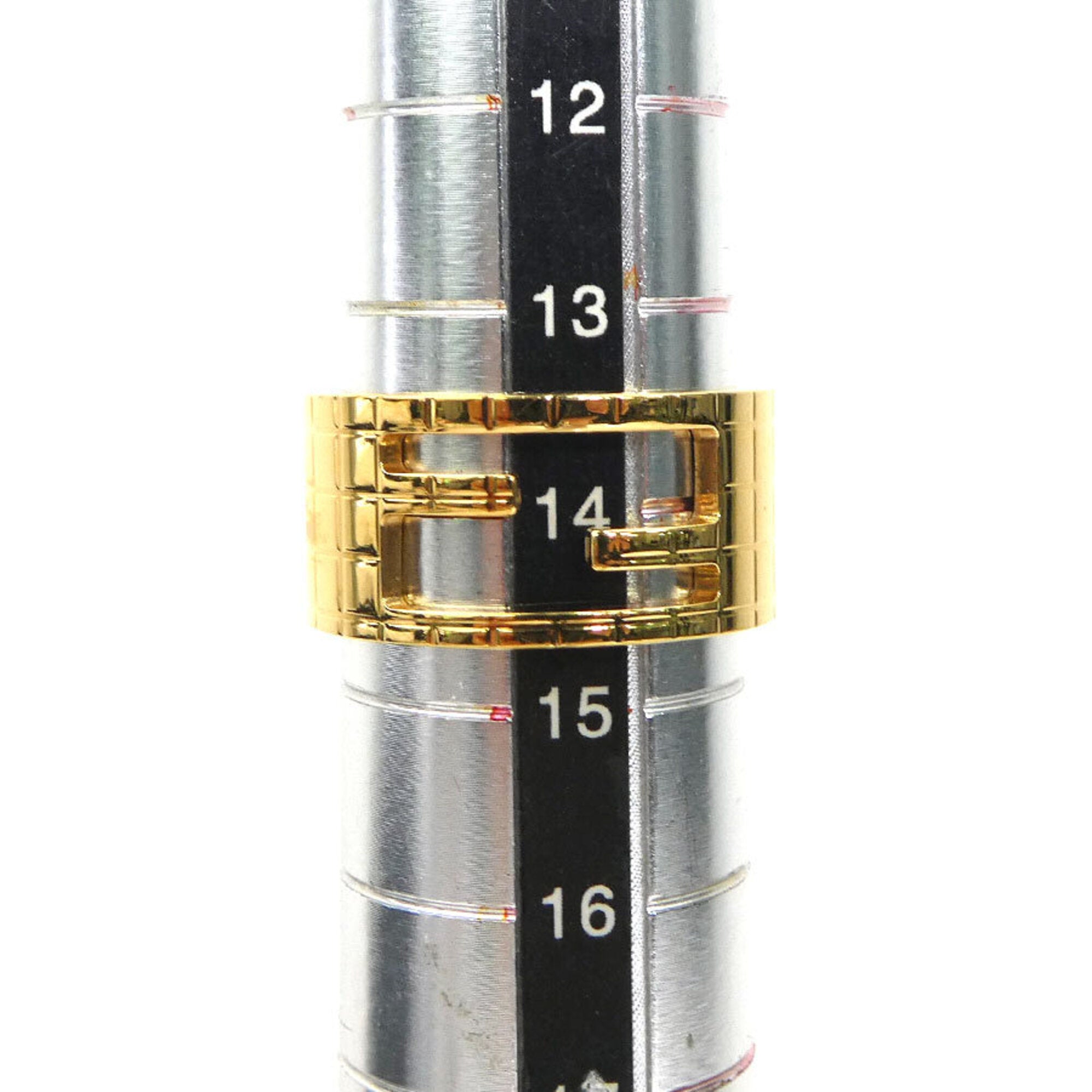 Fendi Gold Metal Band Ring (Pre-Owned)