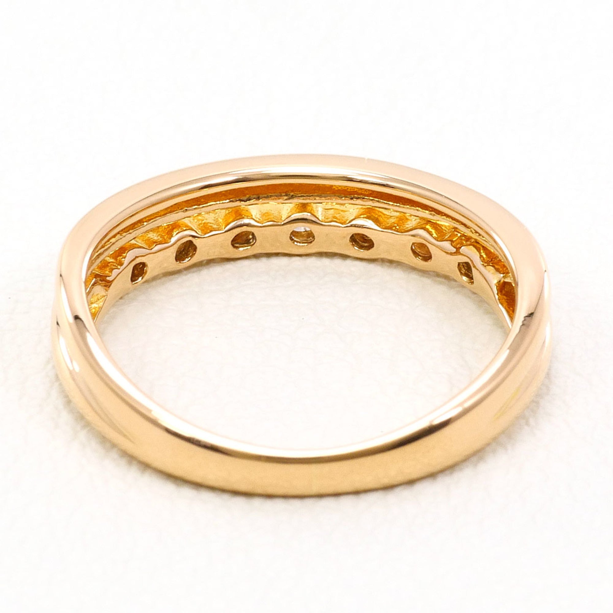 Unbranded Pink Gold Pink Gold (18K) Band Ring (Pre-Owned)