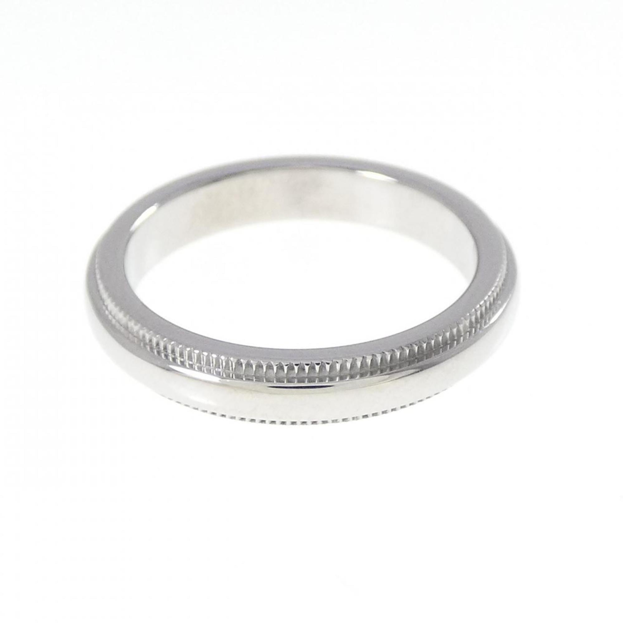 Tiffany Platinum Platinum 950 Band Ring (Pre-Owned)