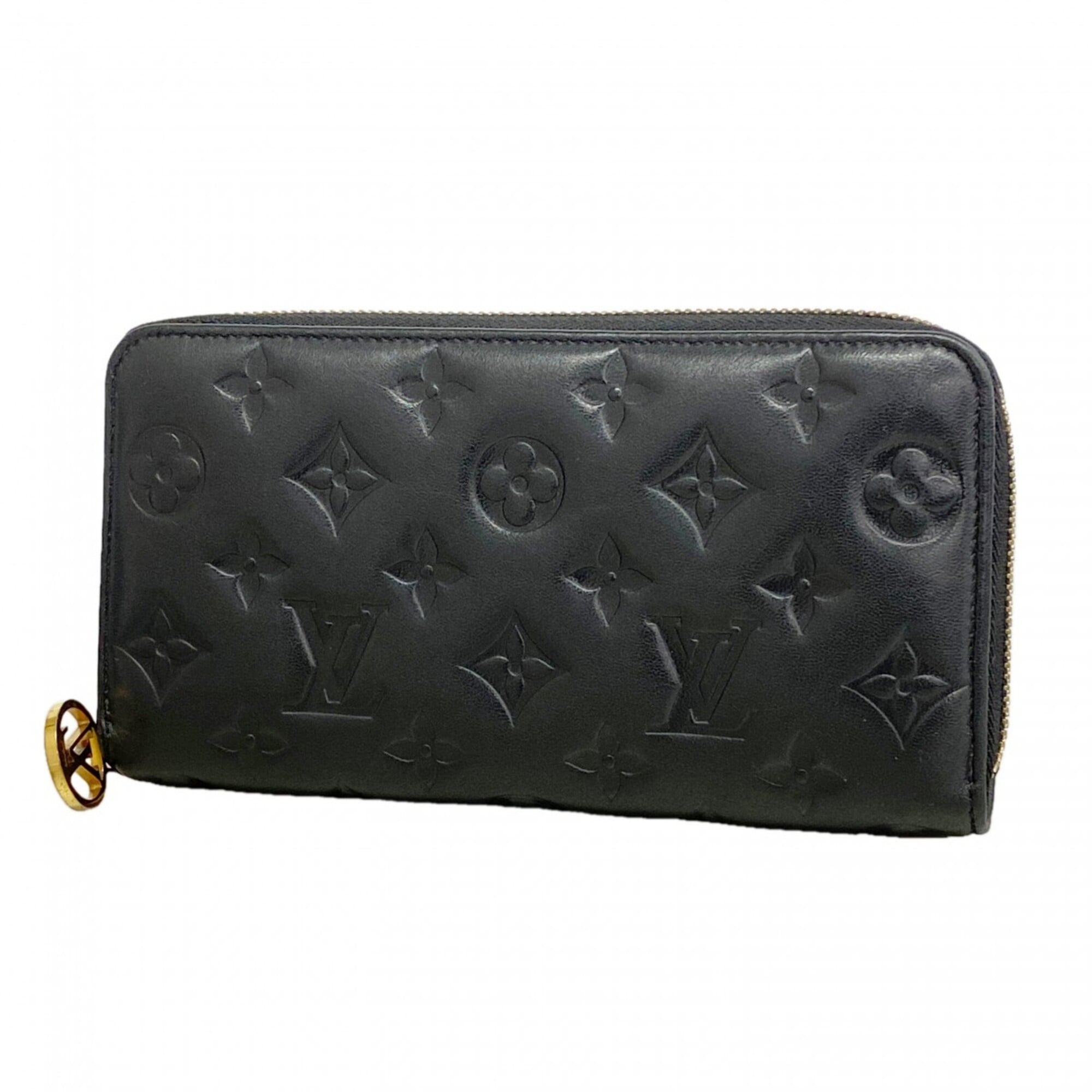 Louis Vuitton Noir Long Wallet (Bi-Fold) (Pre-Owned)