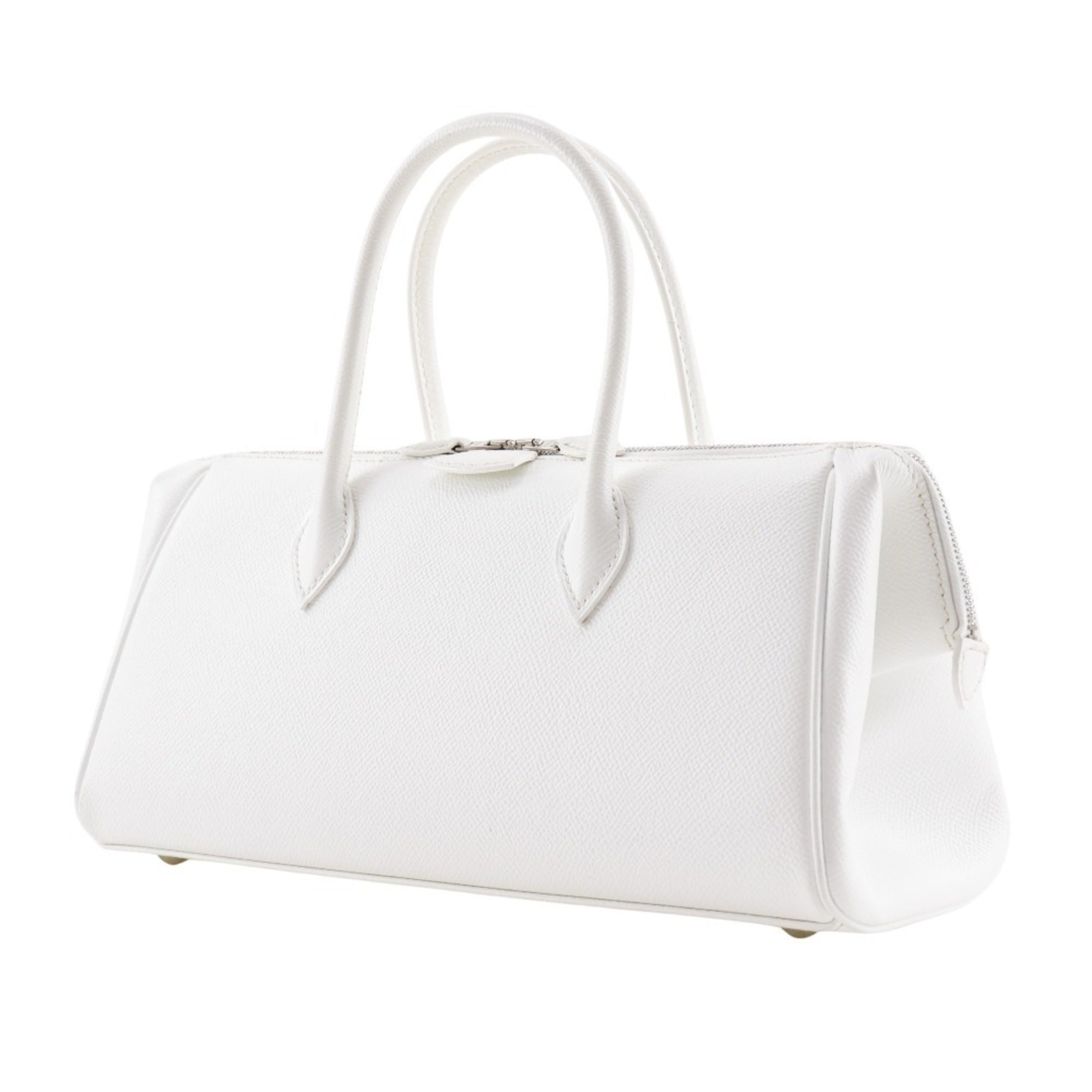 Hermes White Epsom Leather Handbag (Pre-Owned)