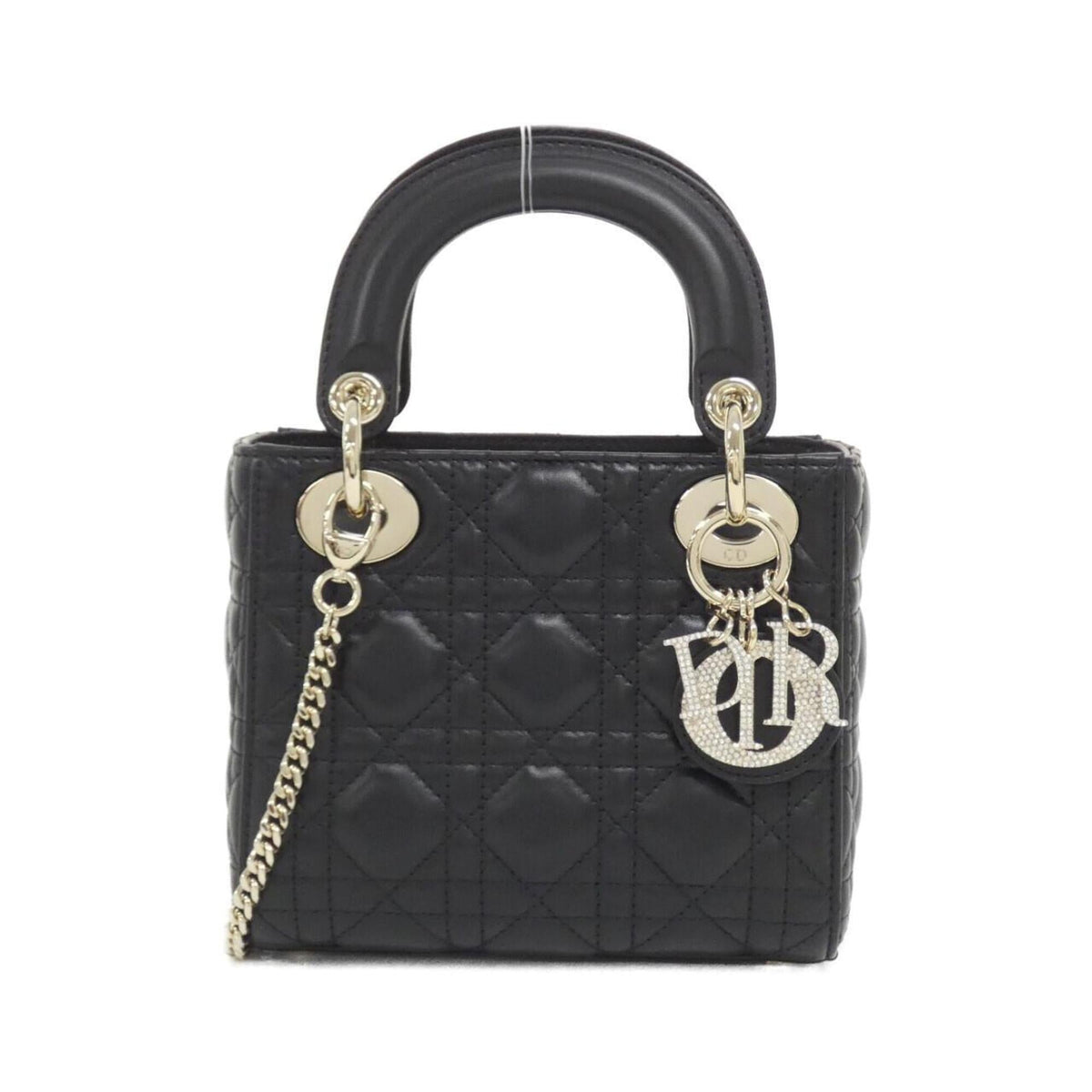 Christian Dior Black Leather Handbag (Pre-Owned)