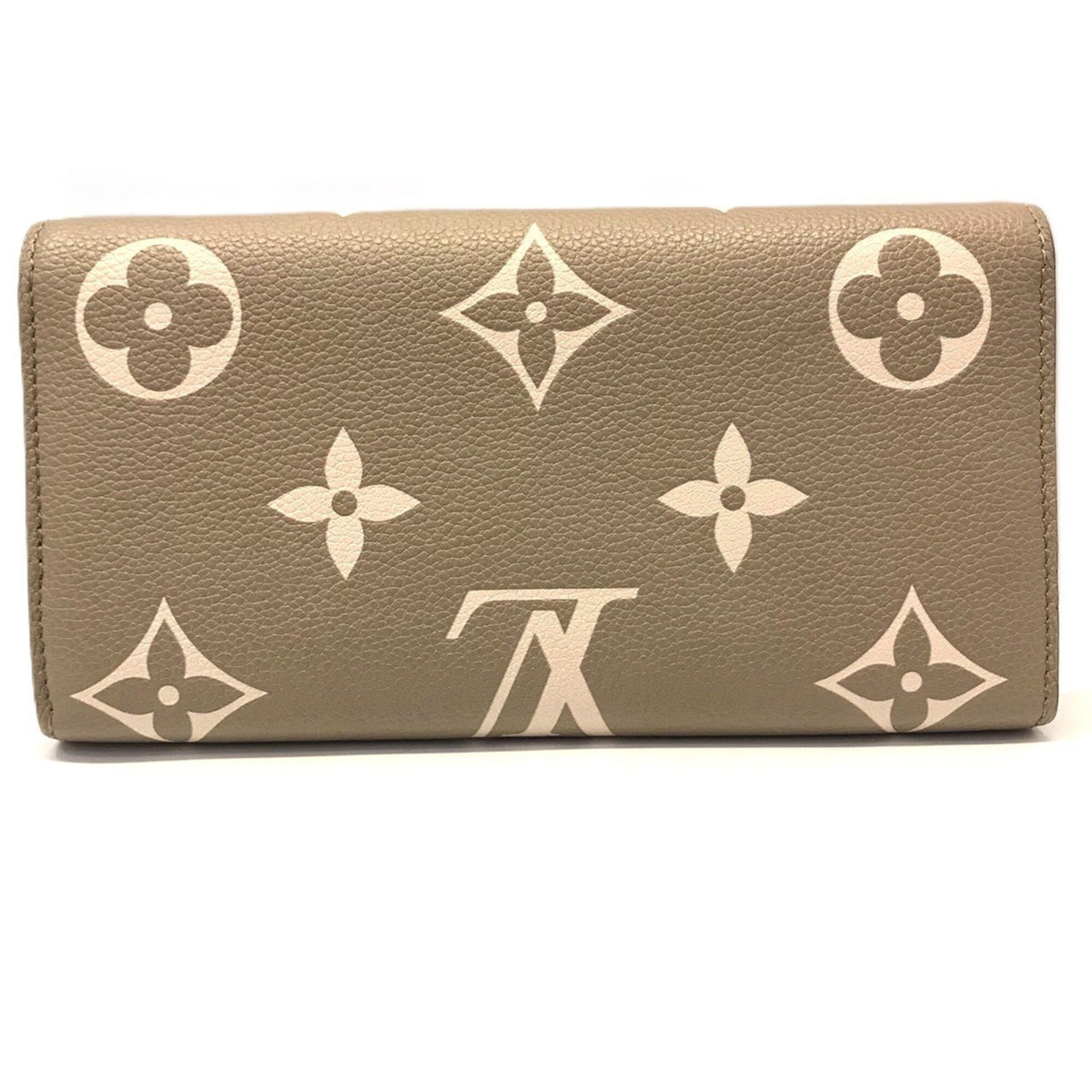 Louis Vuitton Monogram Empreinte Tourterelle Monogram Empreinte Long Wallet (Bi-Fold) (Pre-Owned)