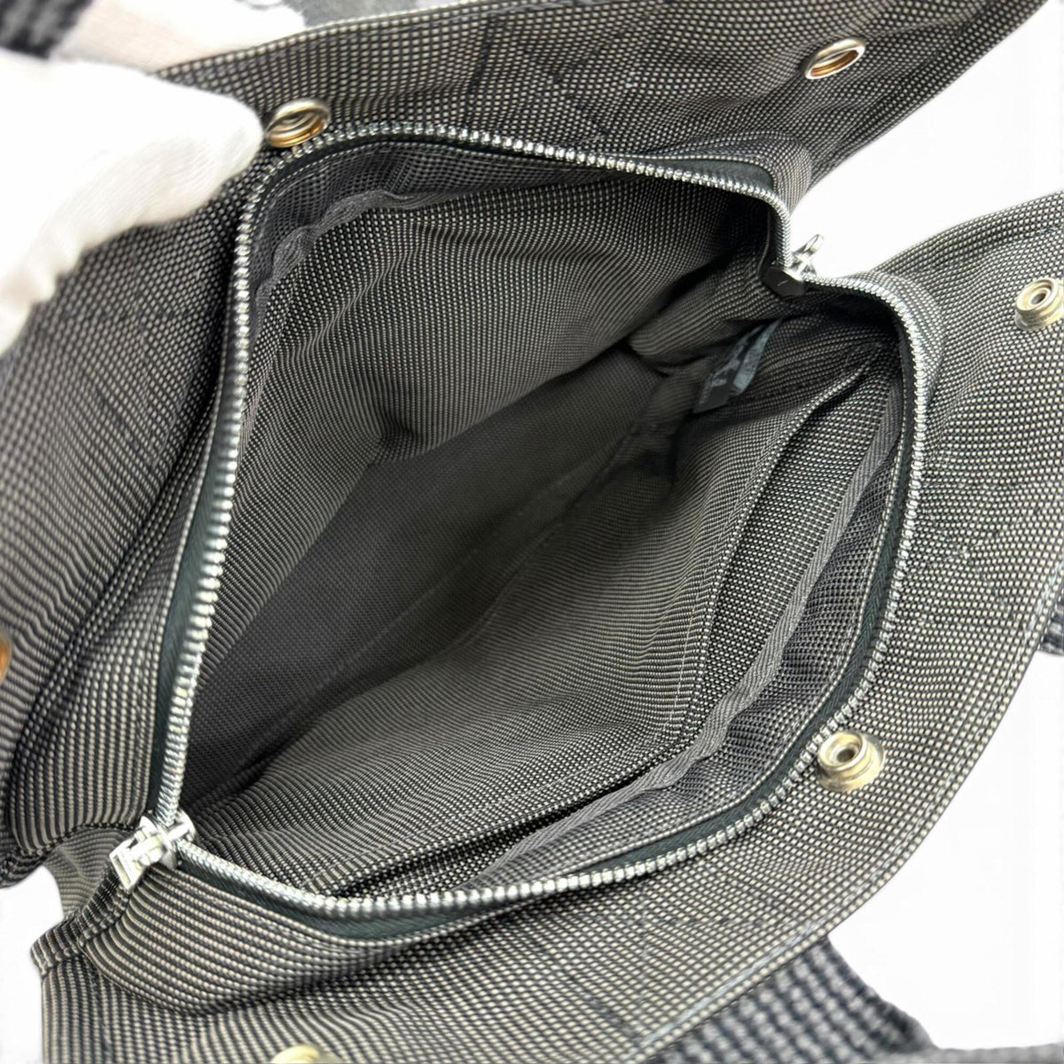 Hermes Gray Handbag Tote Bag (Pre-Owned)