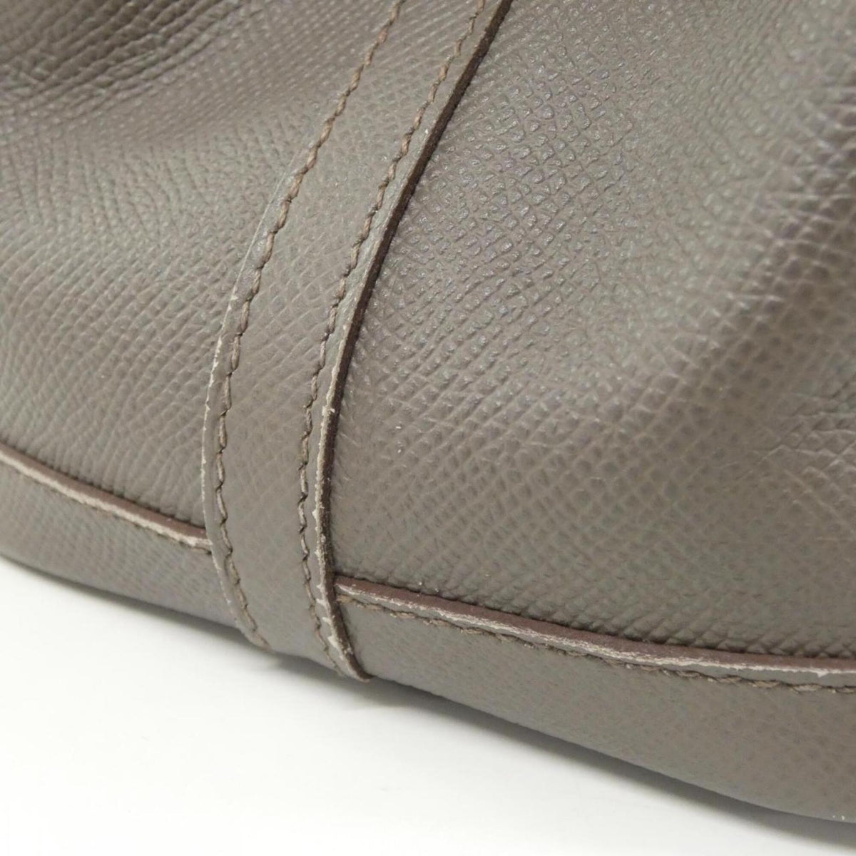 Hermes Etain Gray Epsom Leather Handbag (Pre-Owned)