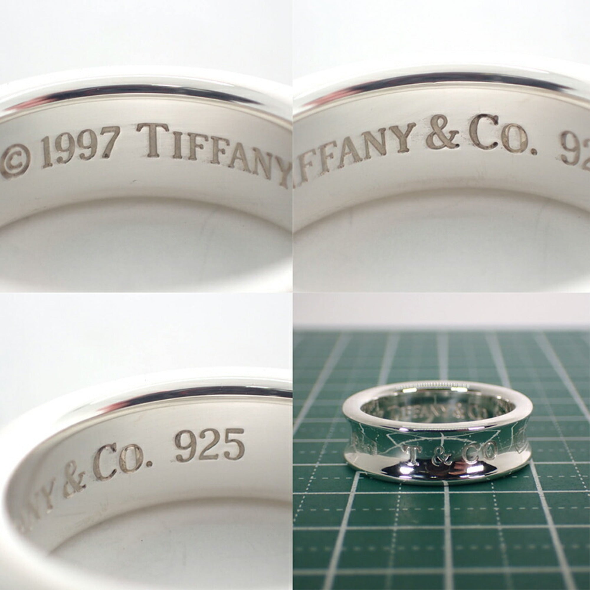 Tiffany Sterling Silver 925 Band Ring (Pre-Owned)