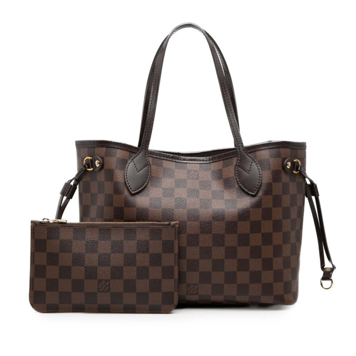 Louis Vuitton Brown Pvc Leather Tote Bag (Pre-Owned)