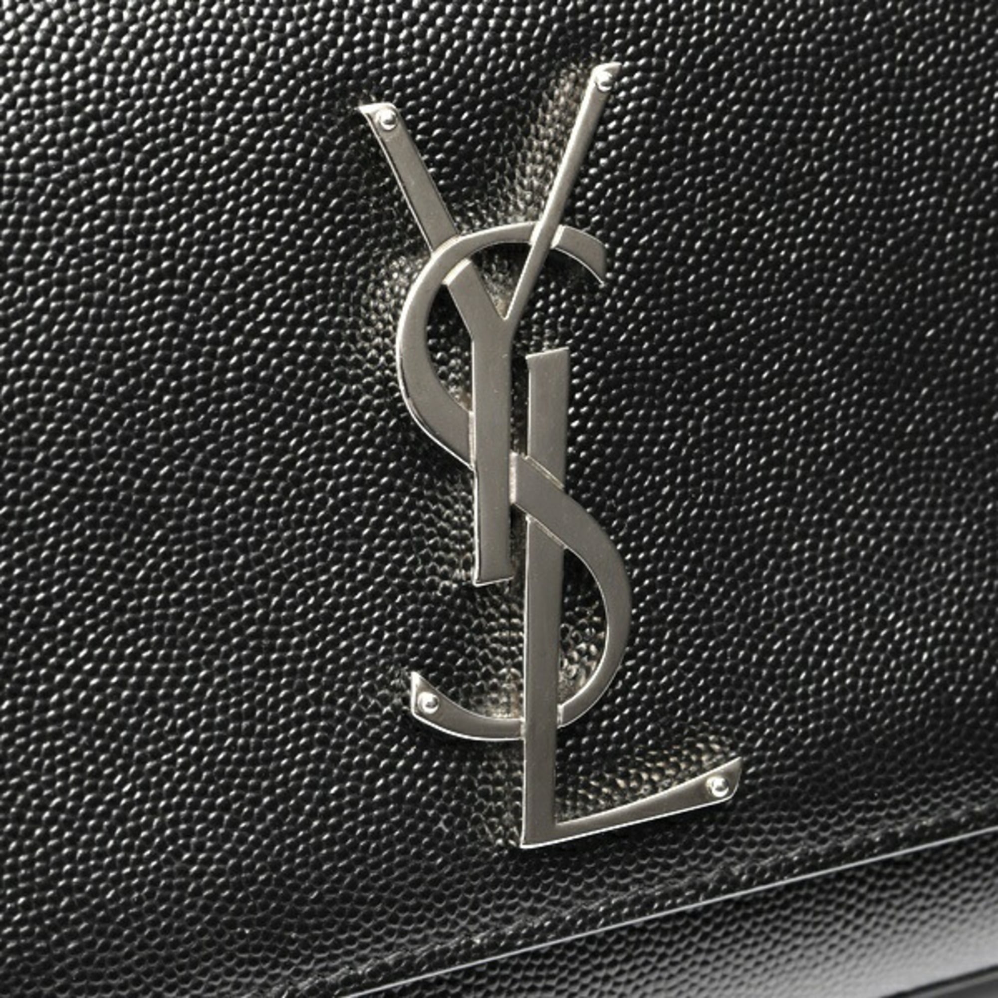 Saint Laurent Black Leather Shoulder Bag (Pre-Owned)