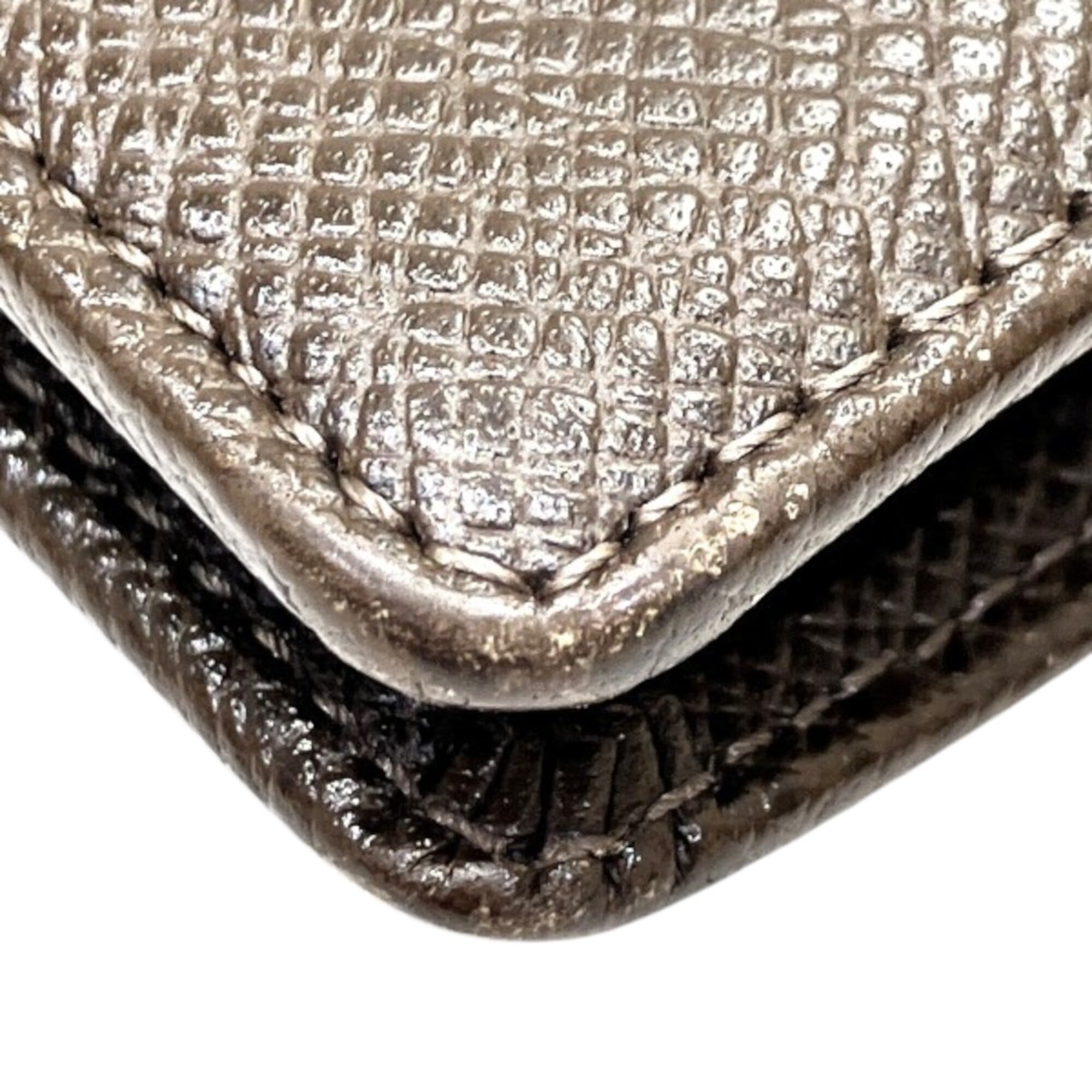 Louis Vuitton Brown Leather Wallet (Bi-Fold) (Pre-Owned)