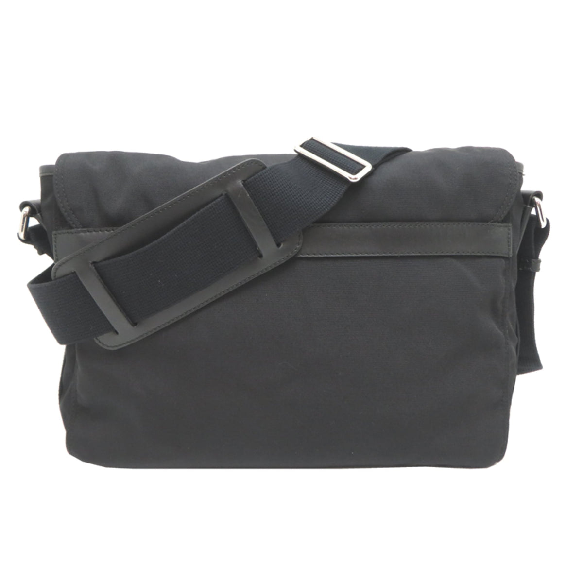 Gucci Black Canvas Messenger Bag (Pre-Owned)