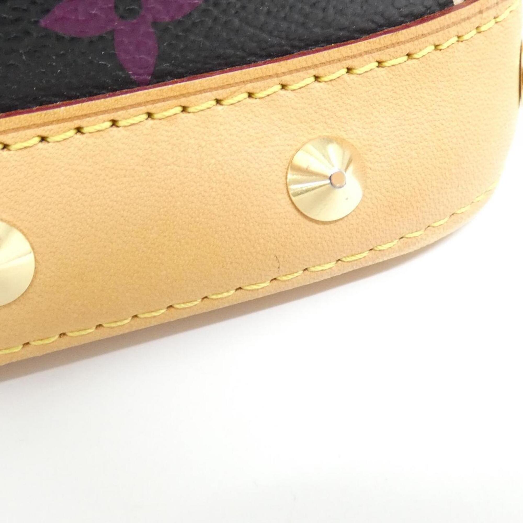 Louis Vuitton Black Coated Canvas Handbag (Pre-Owned)