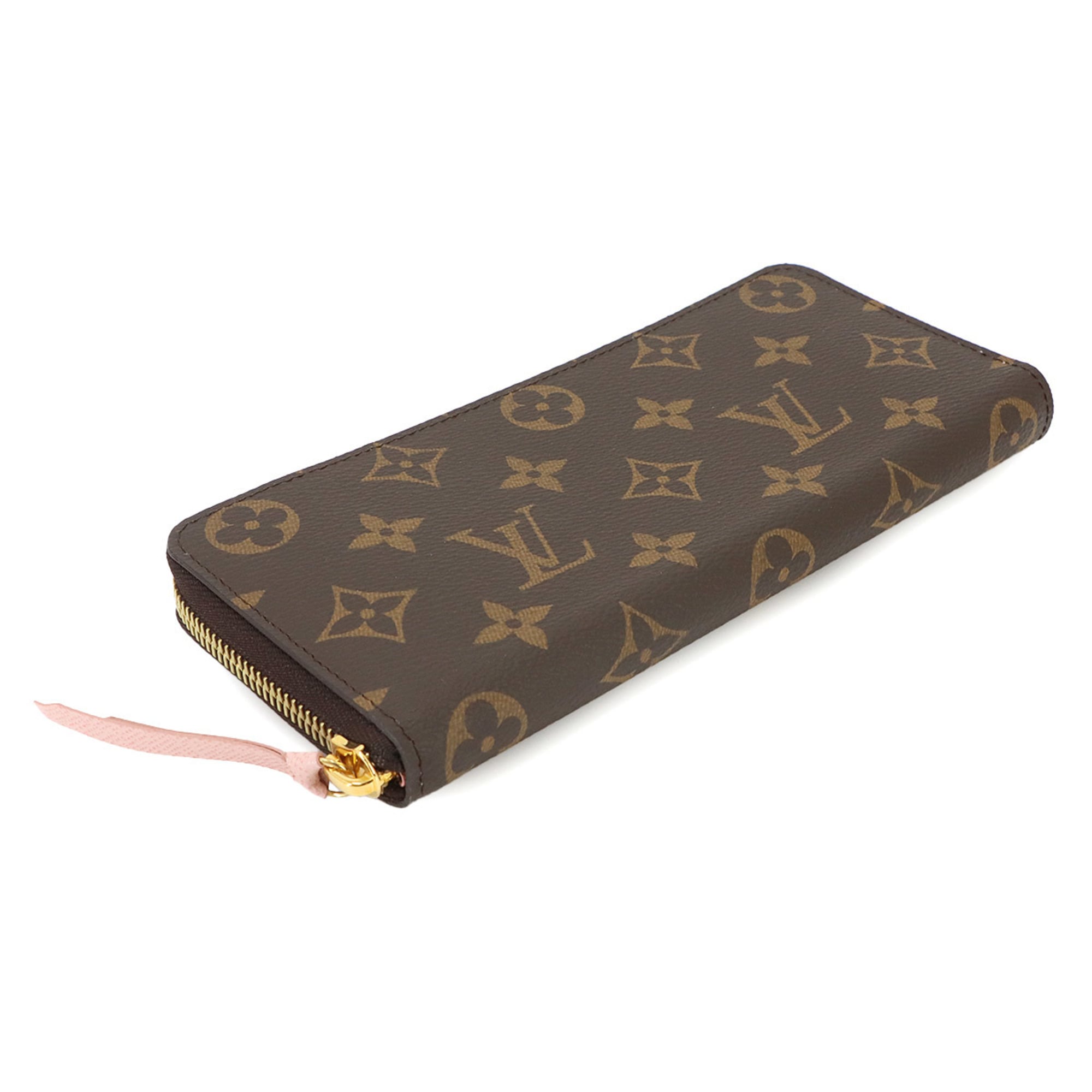 Louis Vuitton Monogram Rose Ballerine Monogram Canvas Long Wallet (Bi-Fold) (Pre-Owned)