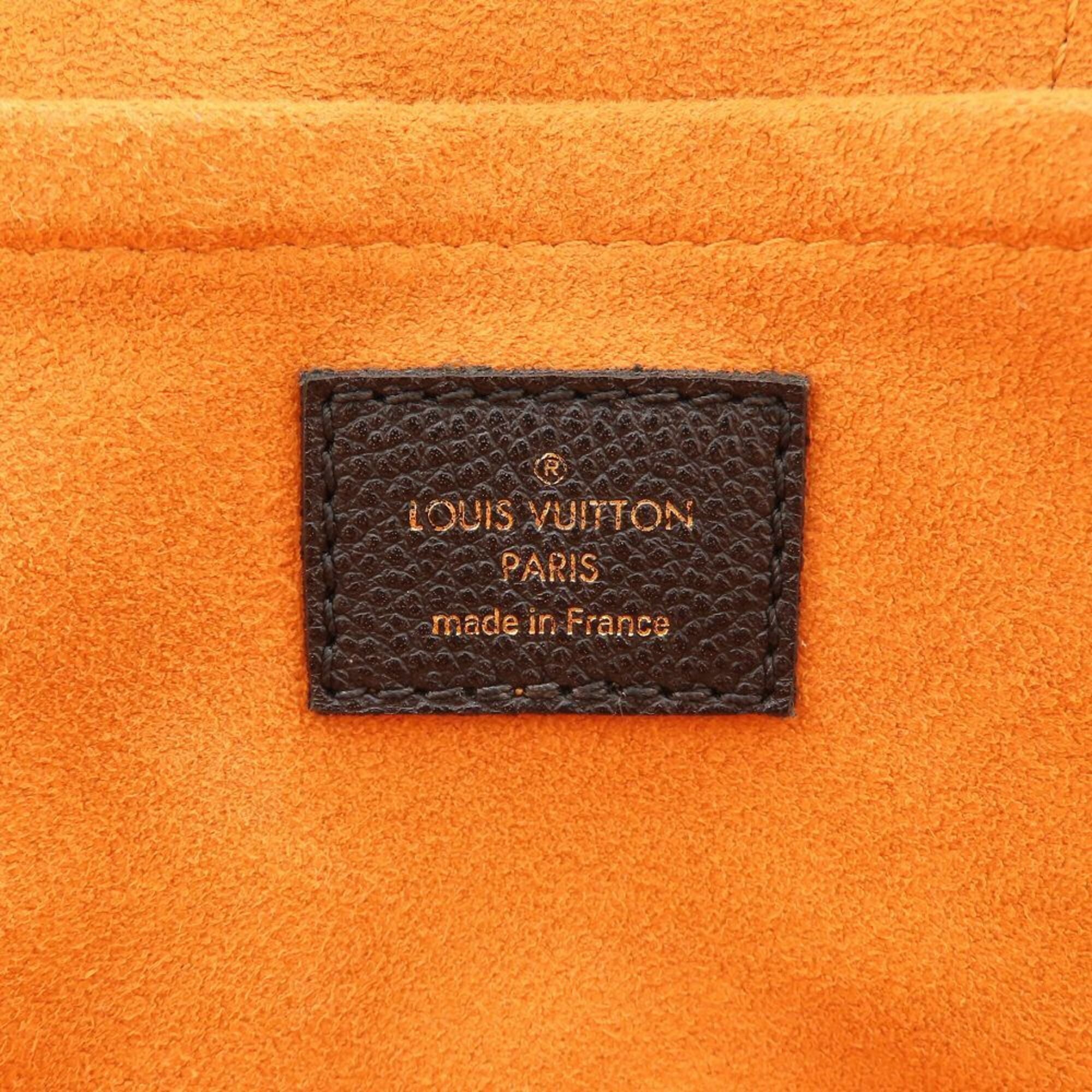 Louis Vuitton Monogram Noir Leather Handbag (Pre-Owned)