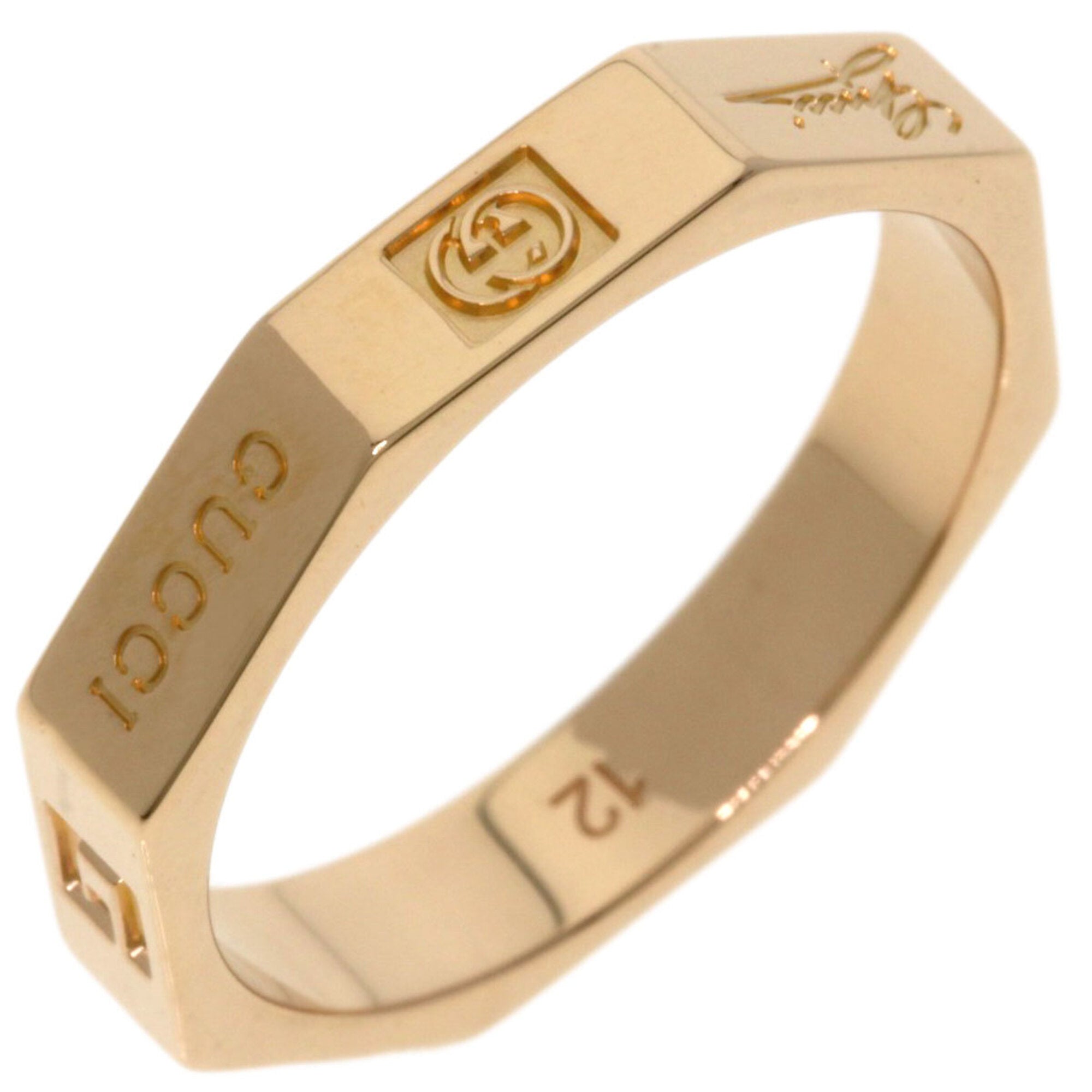 Gucci Pink Gold (18K) Band Ring (Pre-Owned)