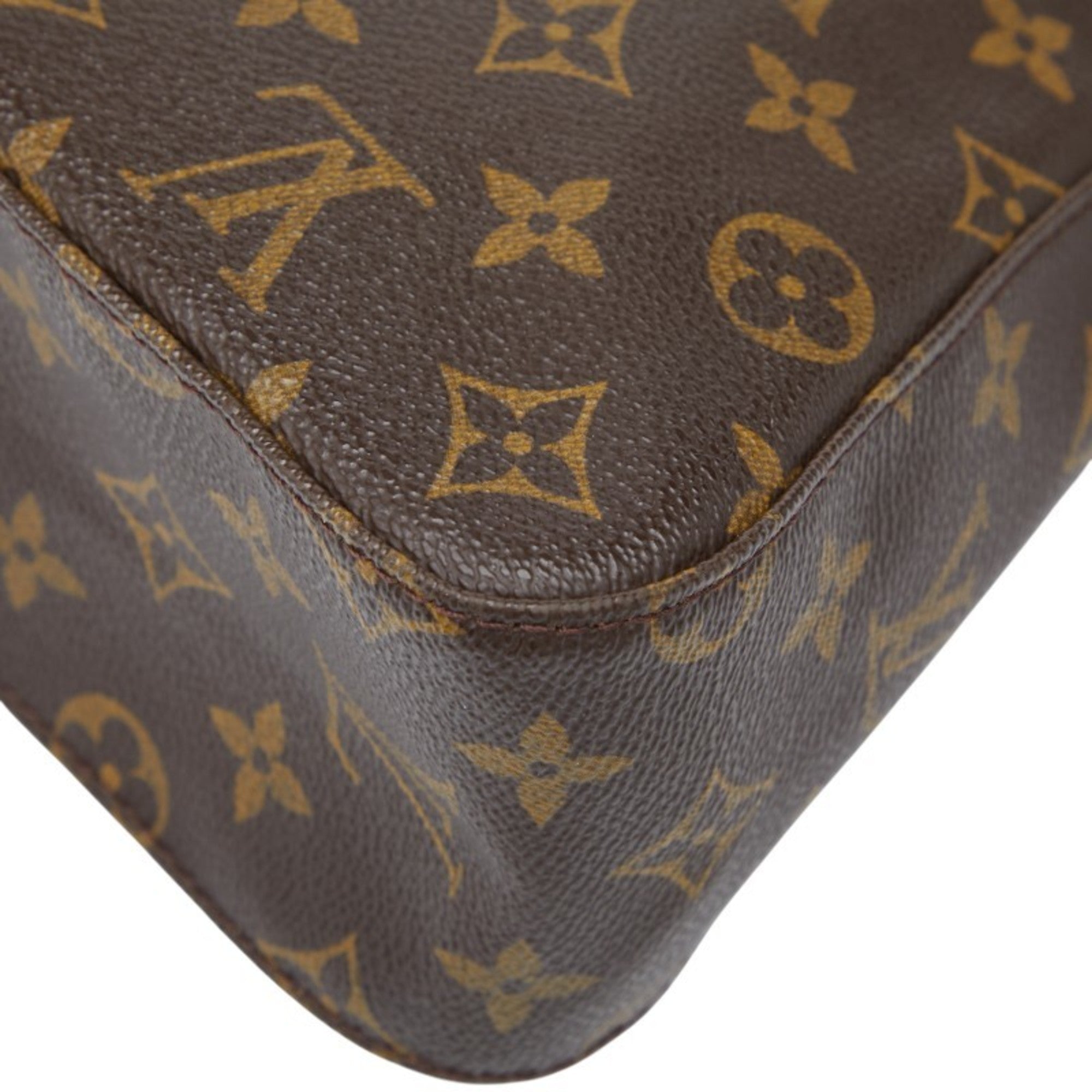 Louis Vuitton Brown Pvc Leather Handbag Shoulder Bag (Pre-Owned)