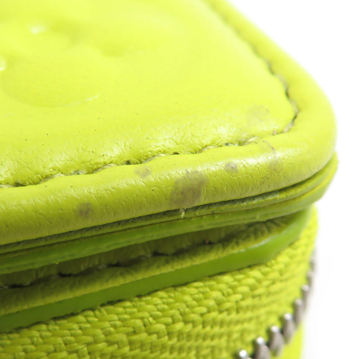 Louis Vuitton Green Yellow Leather Wallet (Bi-Fold) (Pre-Owned)