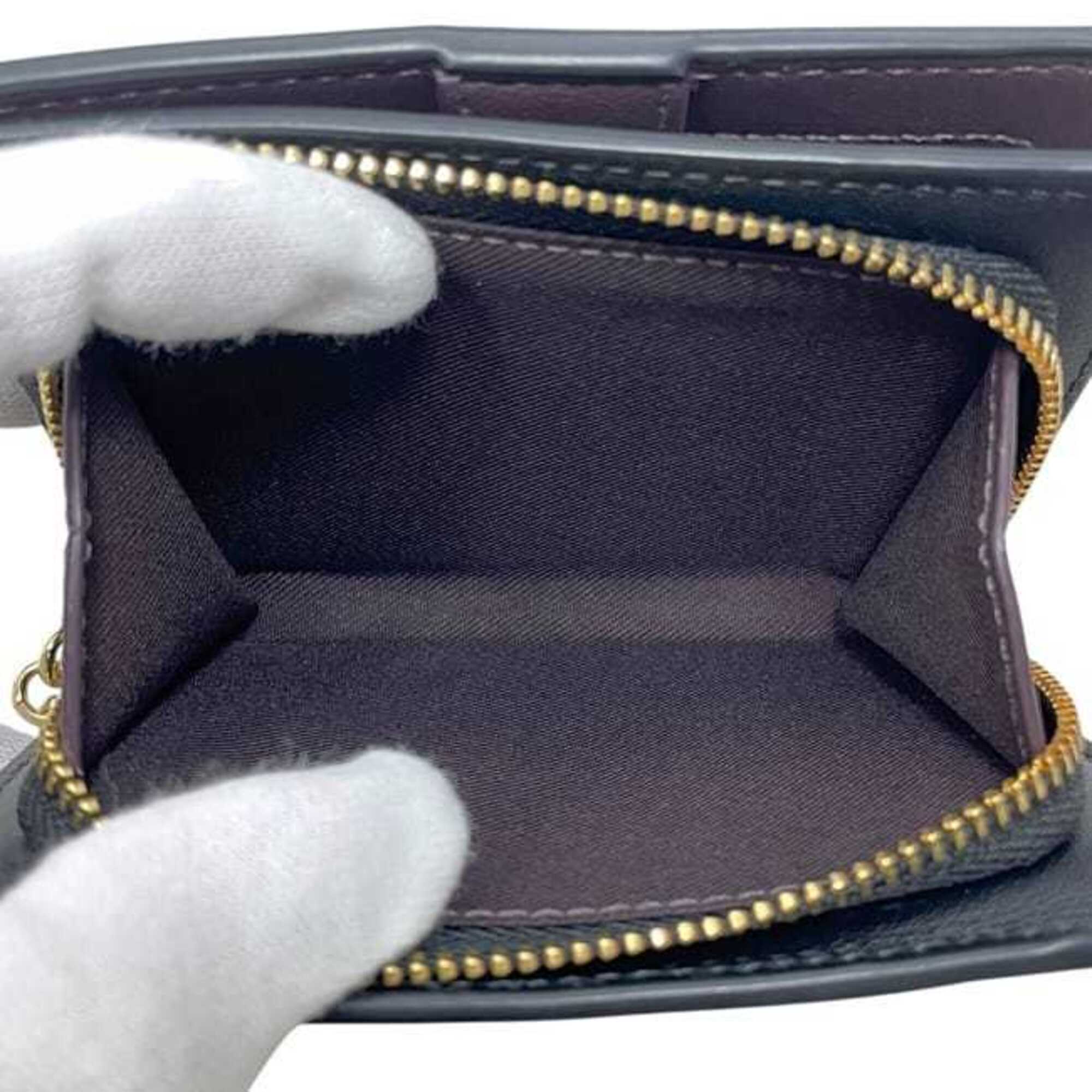 Coach Black Leather Wallet (Bi-Fold) (Pre-Owned)