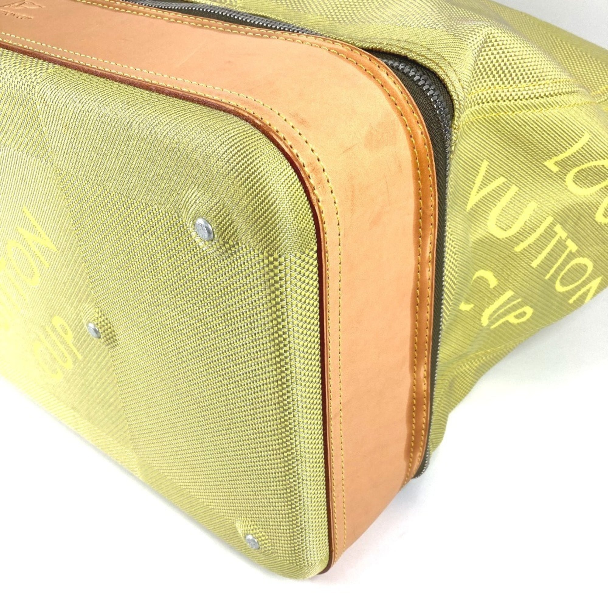 Louis Vuitton Damier Geant Yellow Damier Geant Boston Bag (Pre-Owned)