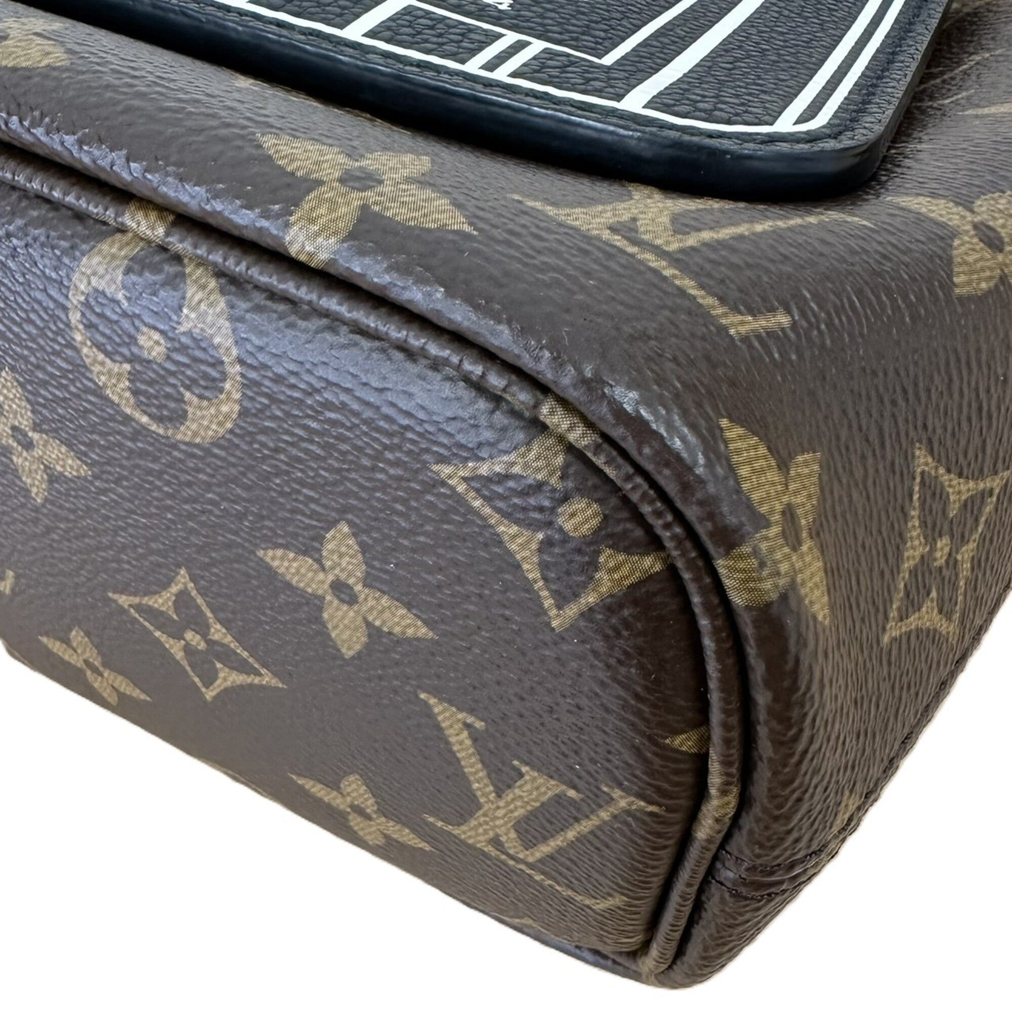 Louis Vuitton Monogram Brown Leather Tote Bag (Pre-Owned)