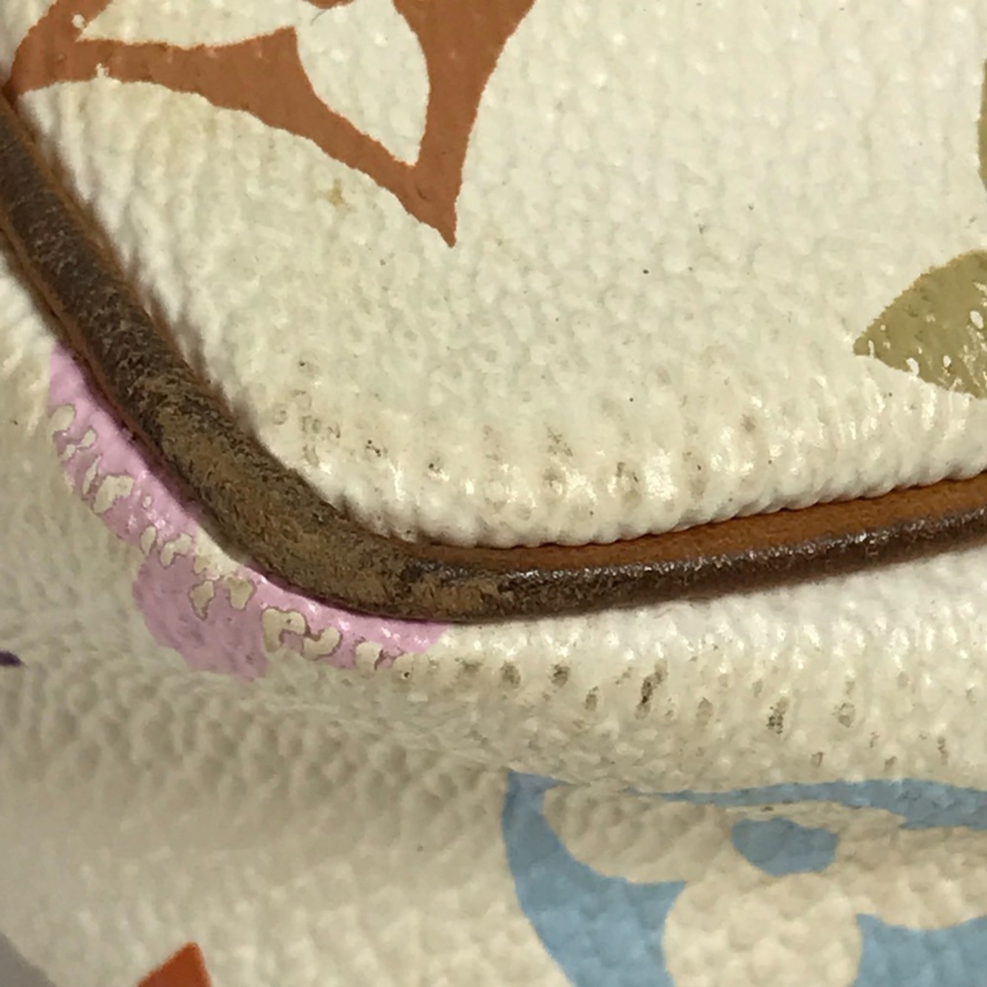 Louis Vuitton Blanc White Monogram Multicolore Handbag Pouch Shoulder Bag (Pre-Owned)