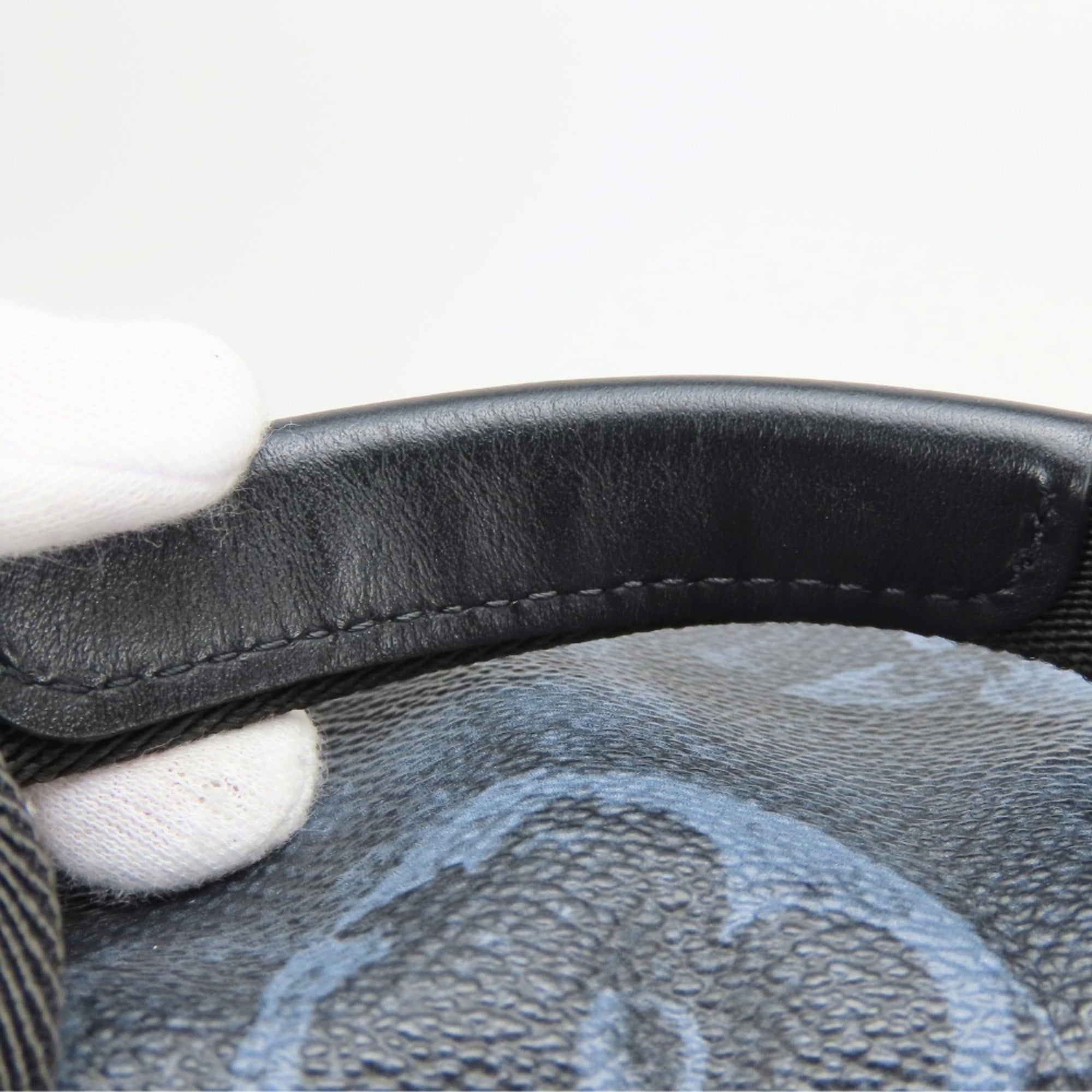 Louis Vuitton Black Gray Noir Backpack (Pre-Owned)
