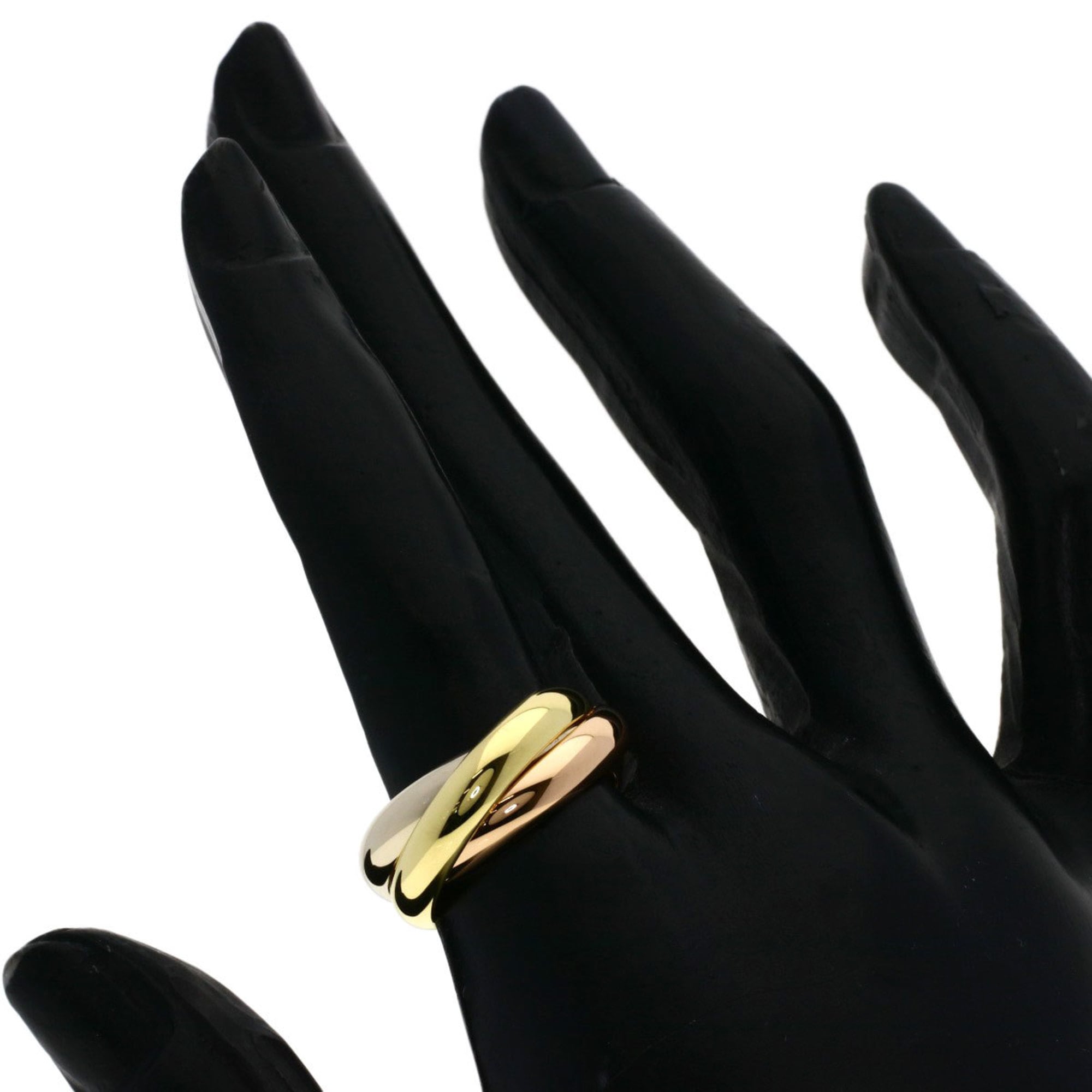 Cartier Trinity Yellow Gold (18K) Pink Gold (18K) White Gold (18K) Band Ring (Pre-Owned)