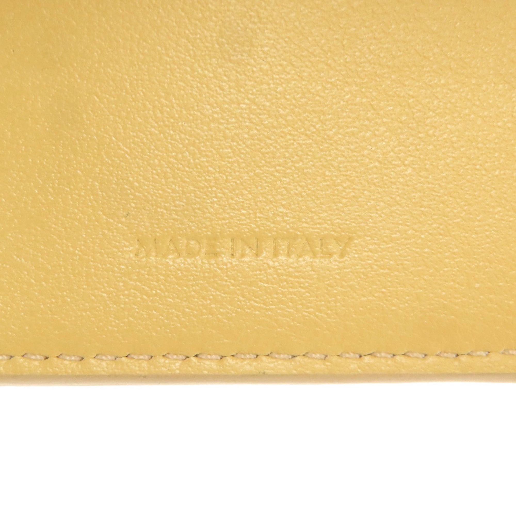 Celine Yellow Leather Wallet (Bi-Fold) (Pre-Owned)